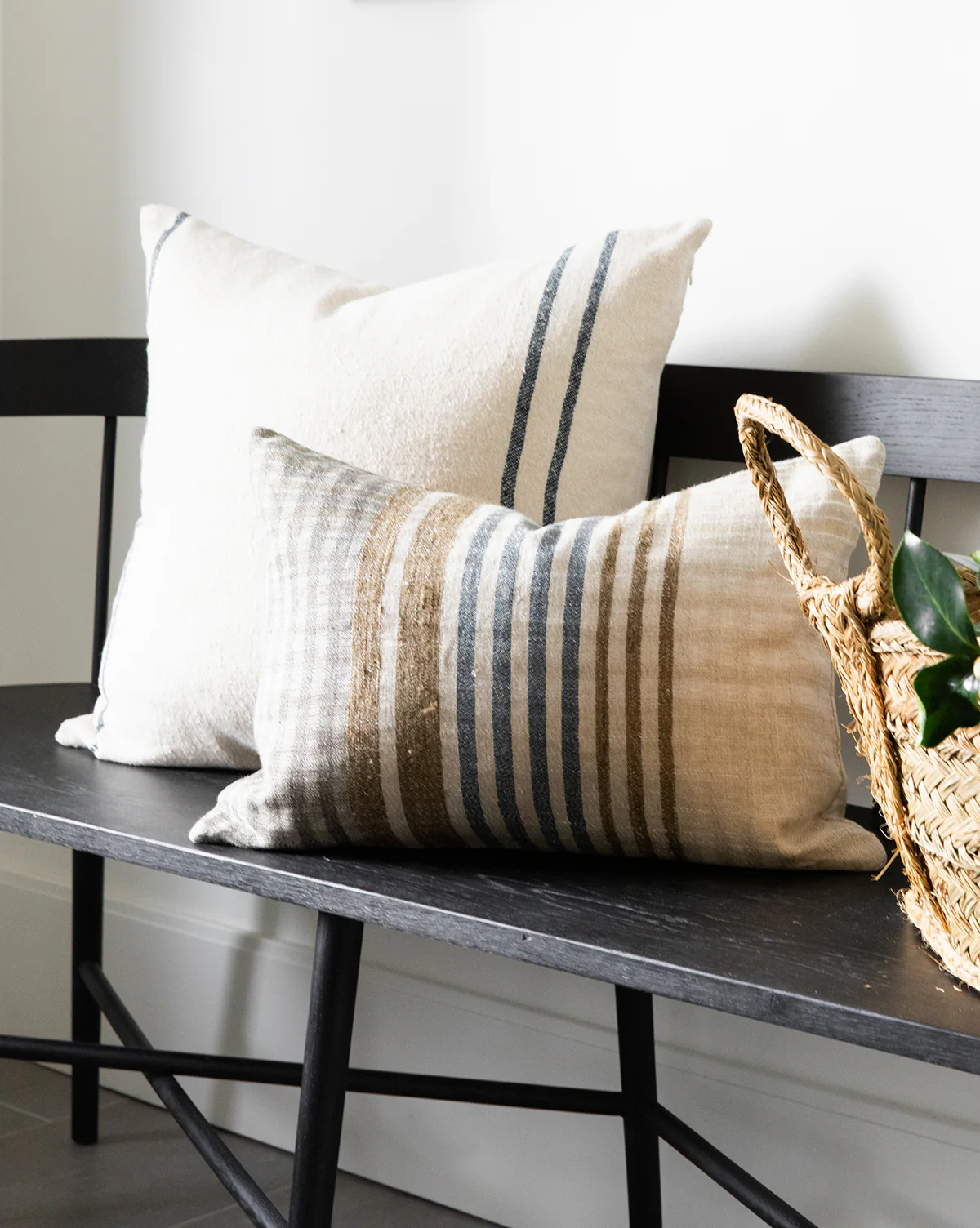 Abigail Silk Stripe Pillow Cover - Image 5