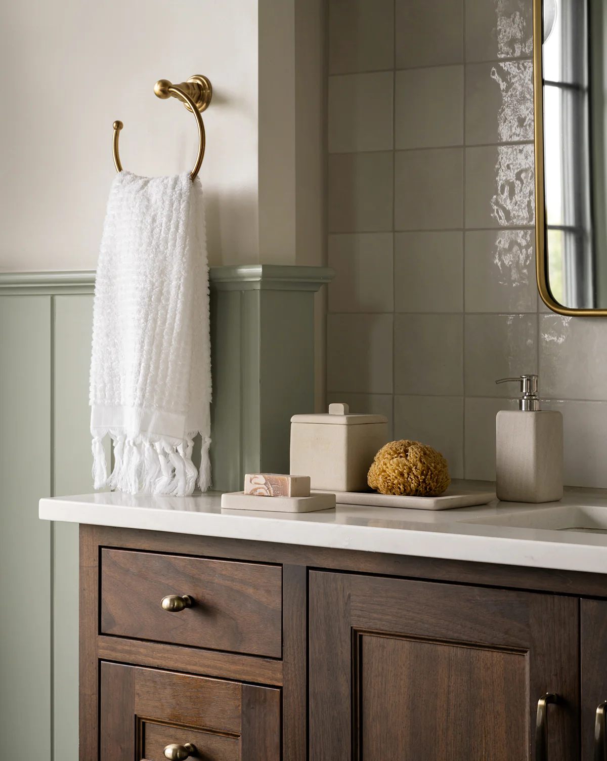 Amada Sandstone Bath Collection - Image 4