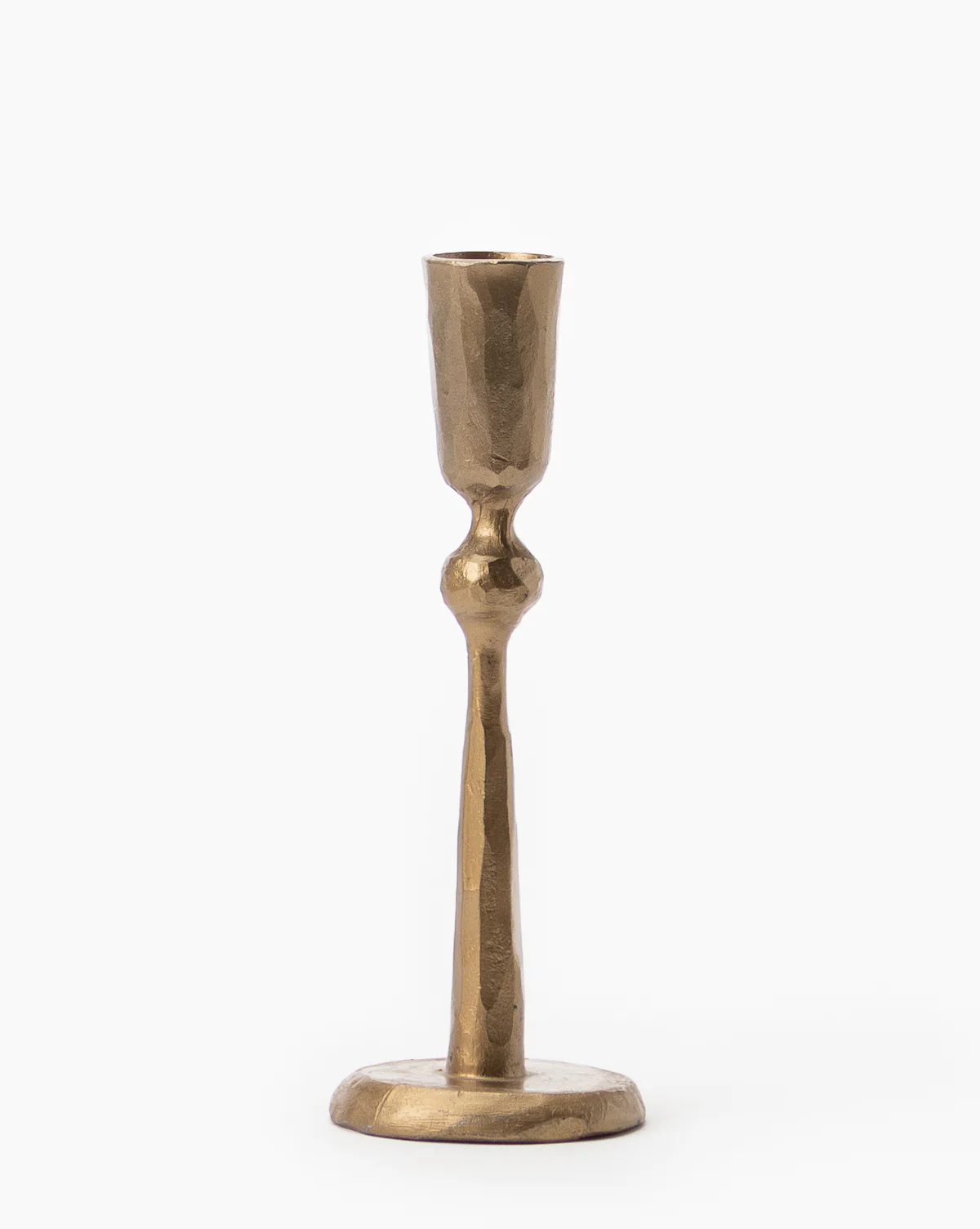 Antique Brass Taper Candle Holder - Image 5