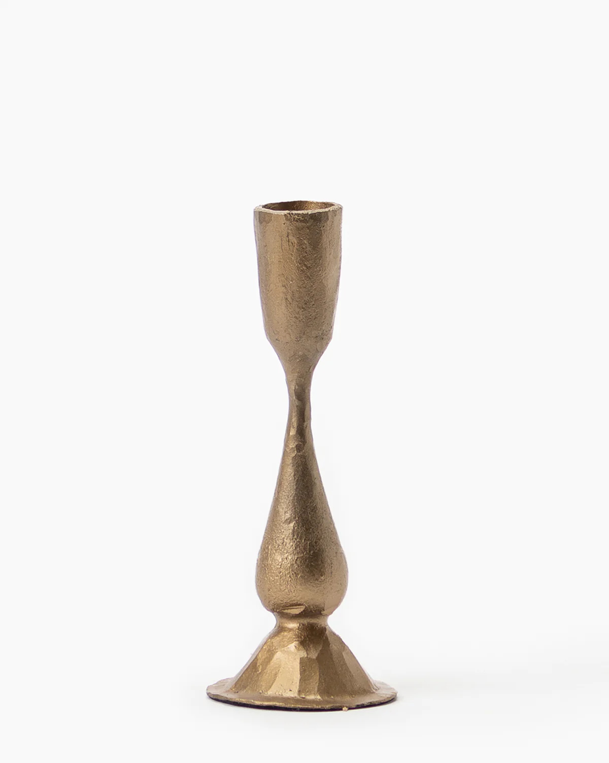 Antique Brass Taper Candle Holder - Image 6