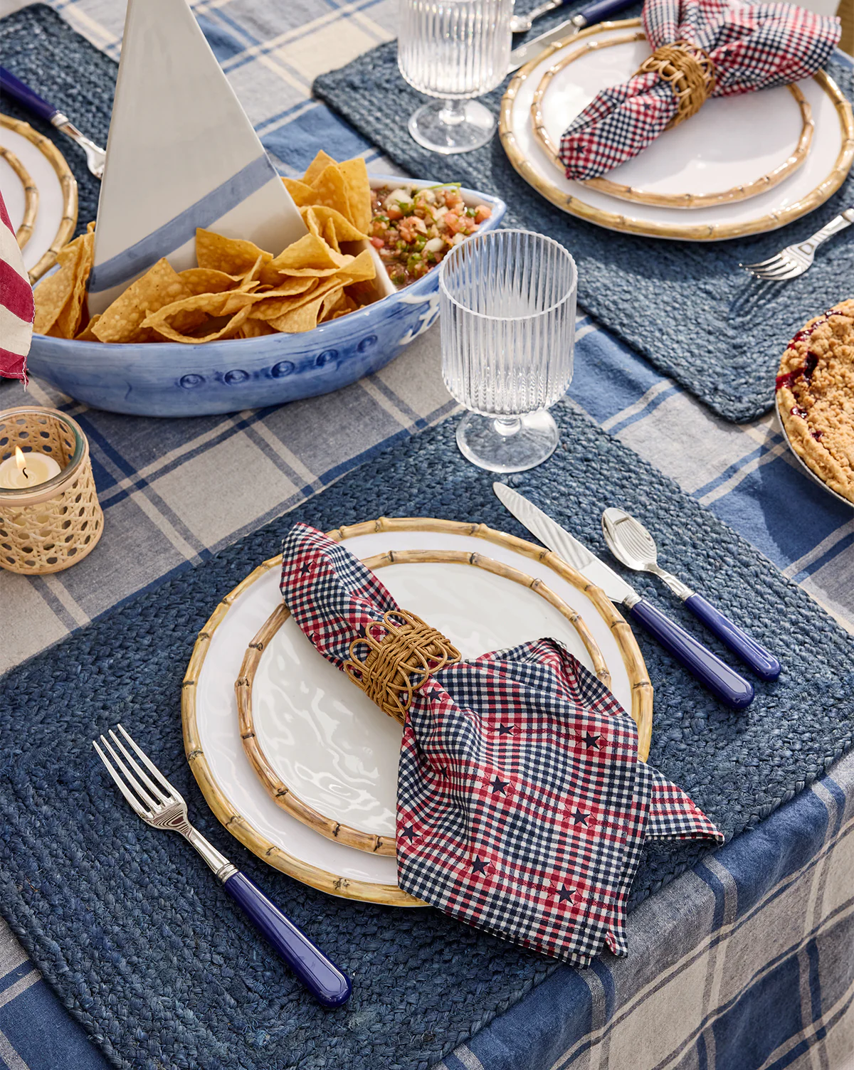 Bamboo Dinner Plates (Set of 4) - Image 4