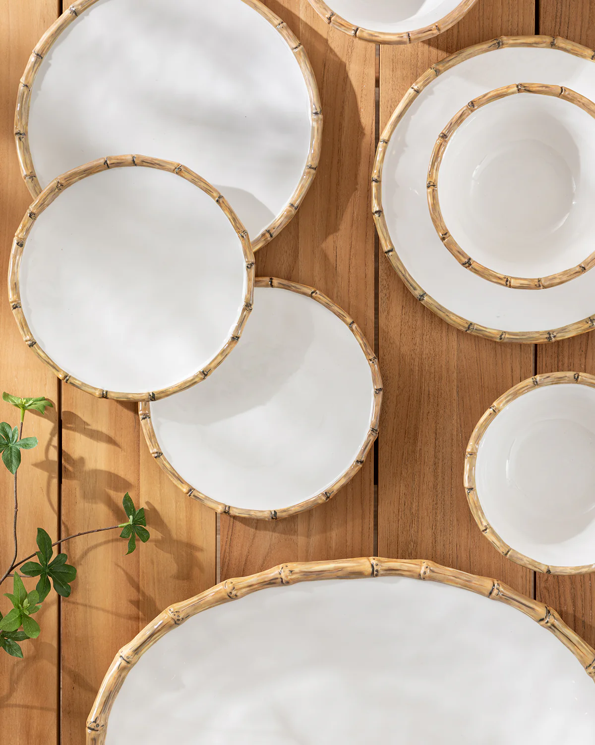 Bamboo Dinner Plates (Set of 4) - Image 5