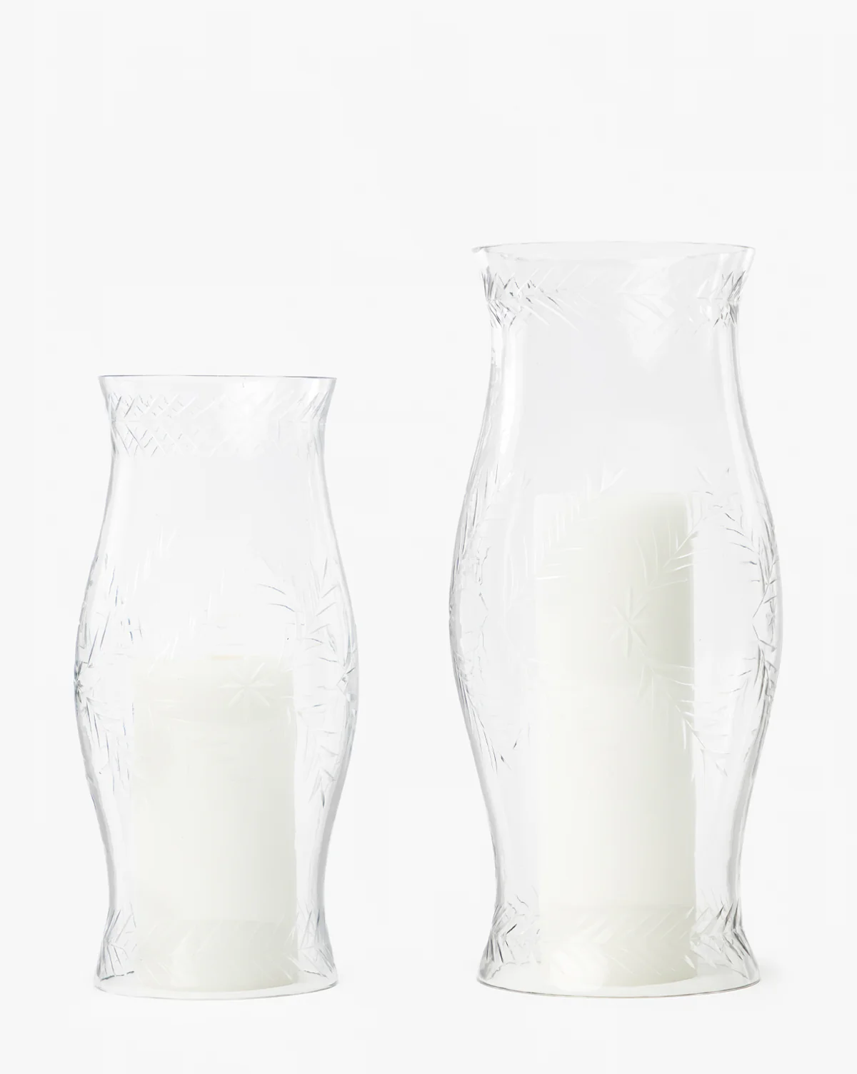 Beauchamp Cut Glass Hurricane - Image 3
