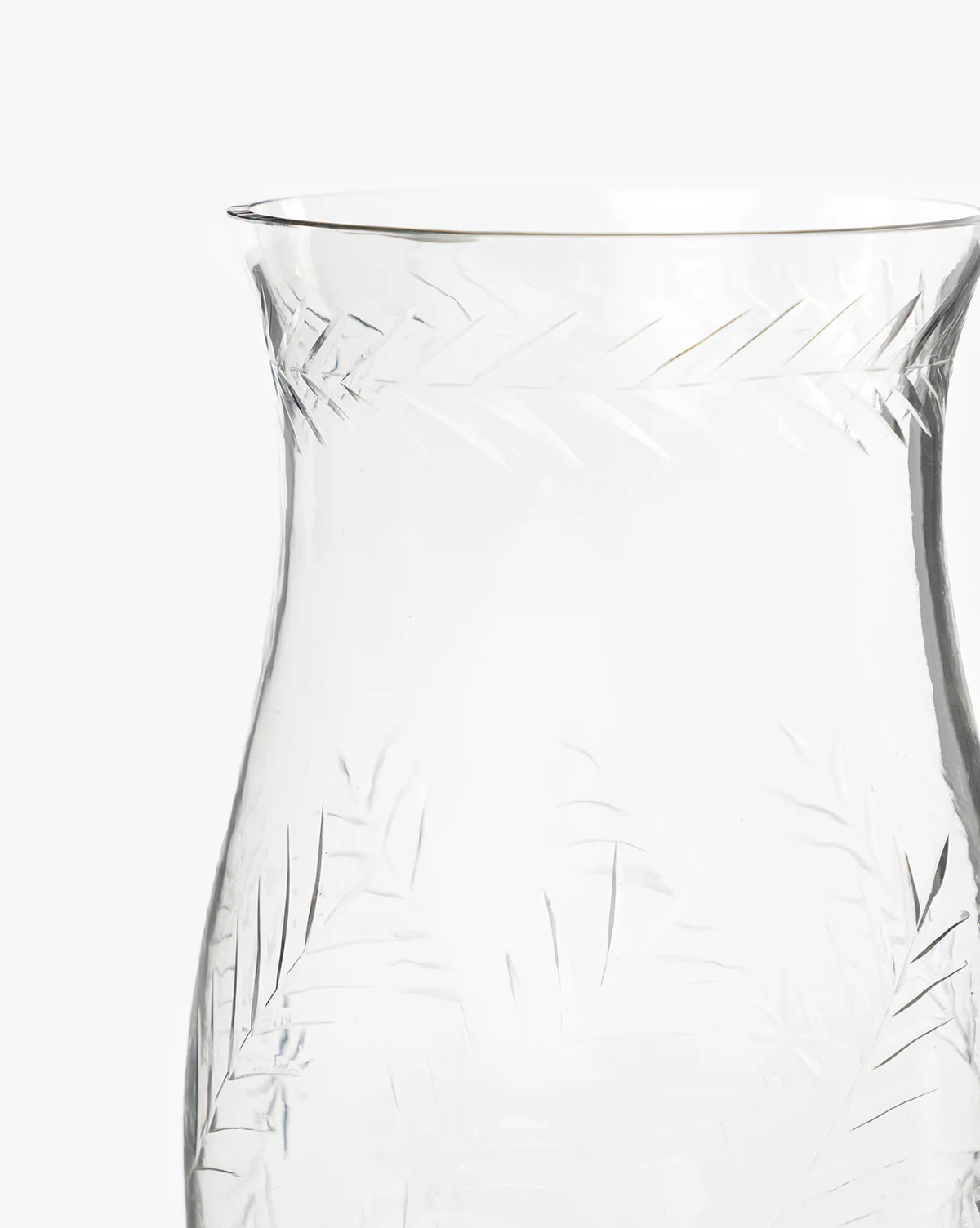 Beauchamp Cut Glass Hurricane - Image 6