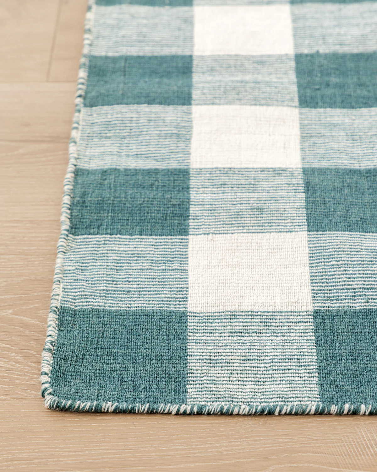 Belleville Blue Handwoven Indoor/Outdoor Rug - Image 2