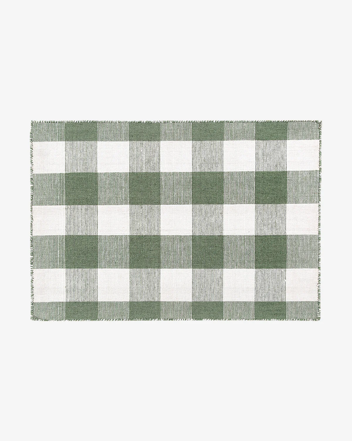 Belleville Green Handwoven Indoor/Outdoor Rug - Image 3