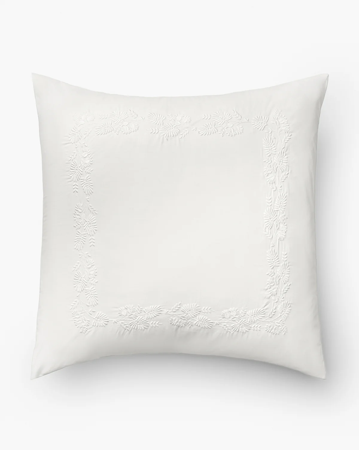 Bianca Organic Percale Embroidered Shams (Set of 2) - Image 6