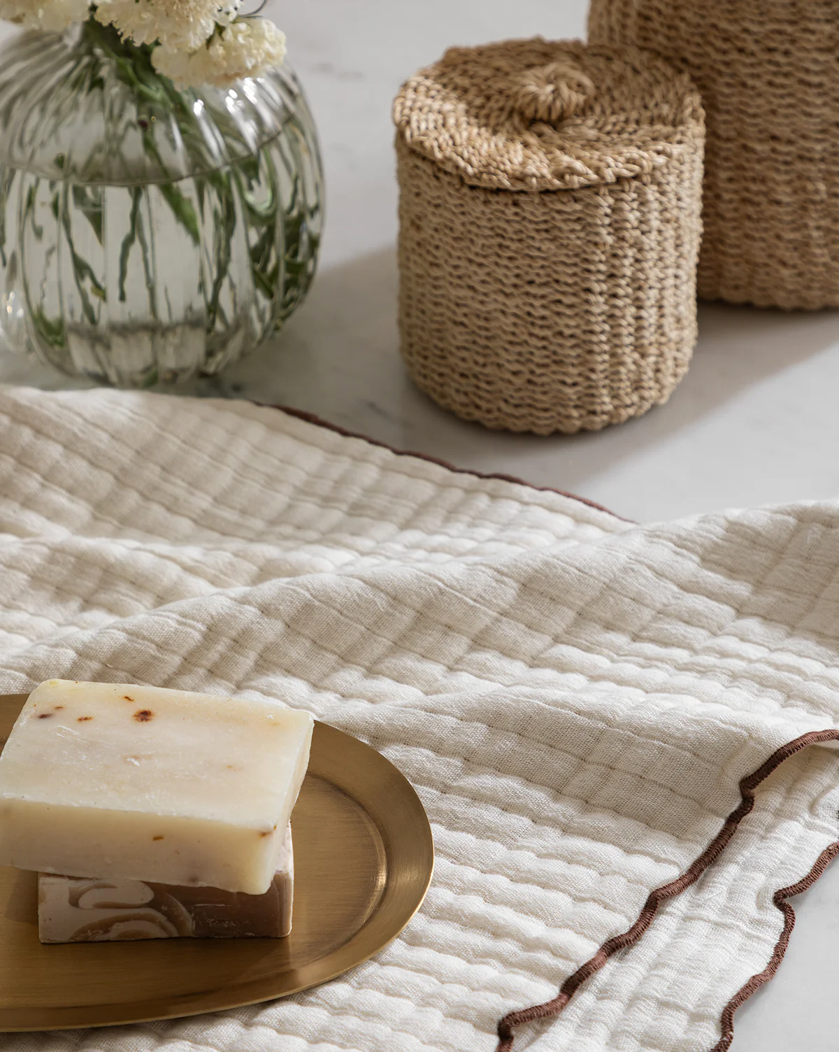 Cassidy Waffle Hand Towel - Image 4