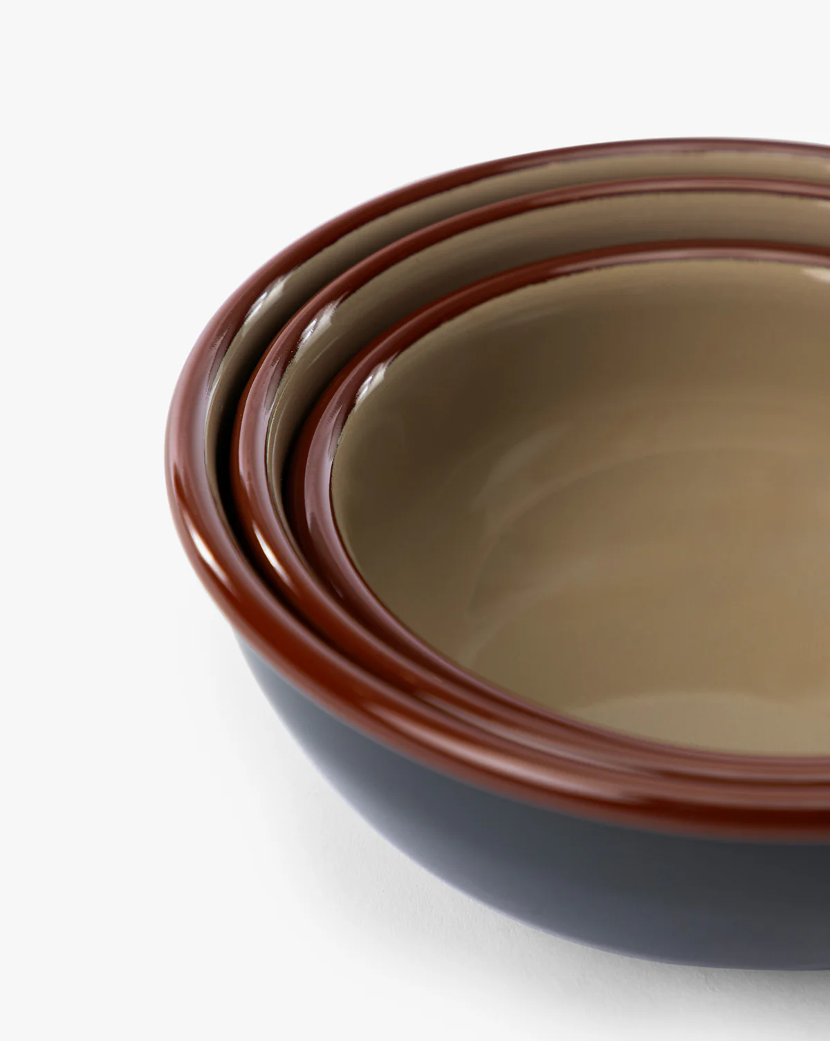 Charles Enamel Bowls (Set of 3) - Image 2