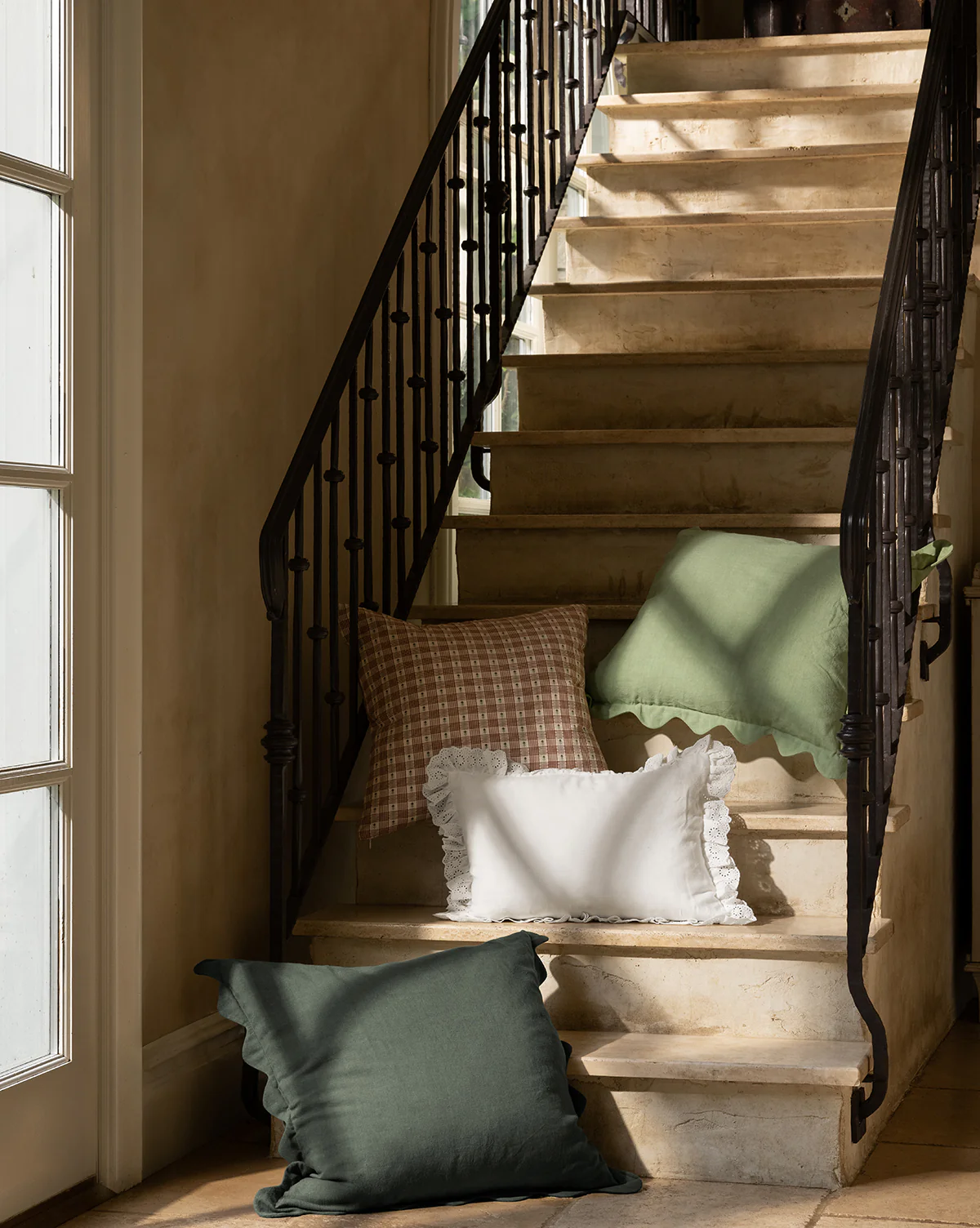 McGee & Co. x Loeffler Randall Colette Scallop Border Pillow Cover - Image 2