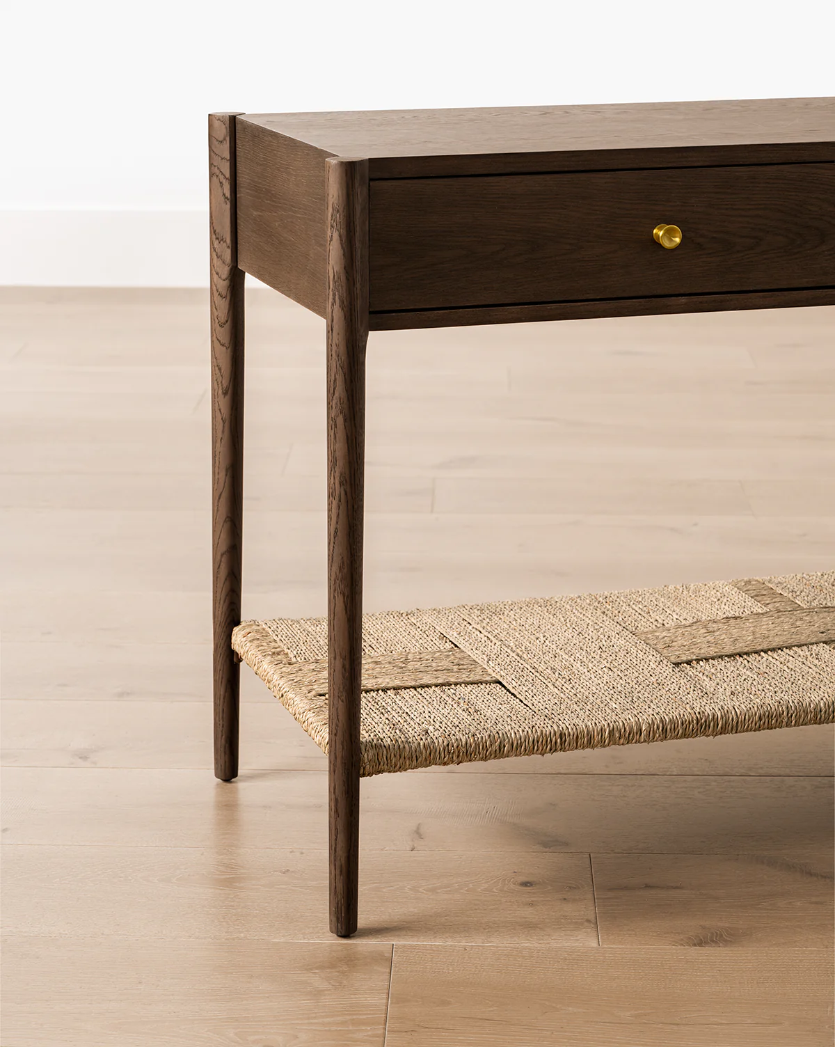 Dana Walnut Oak Console - Image 4