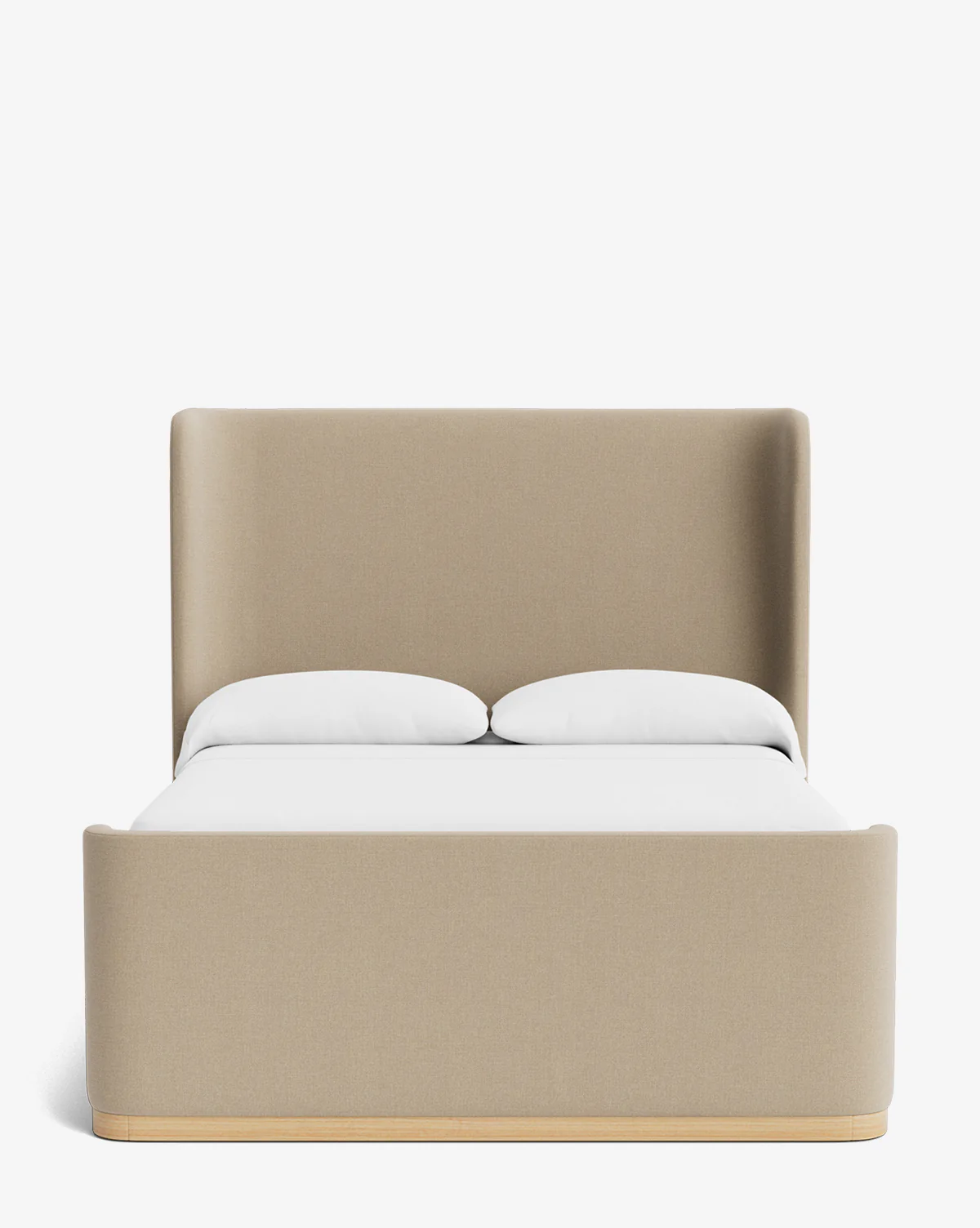Denning Oatmeal Upholstered Bed (Ready to Ship)