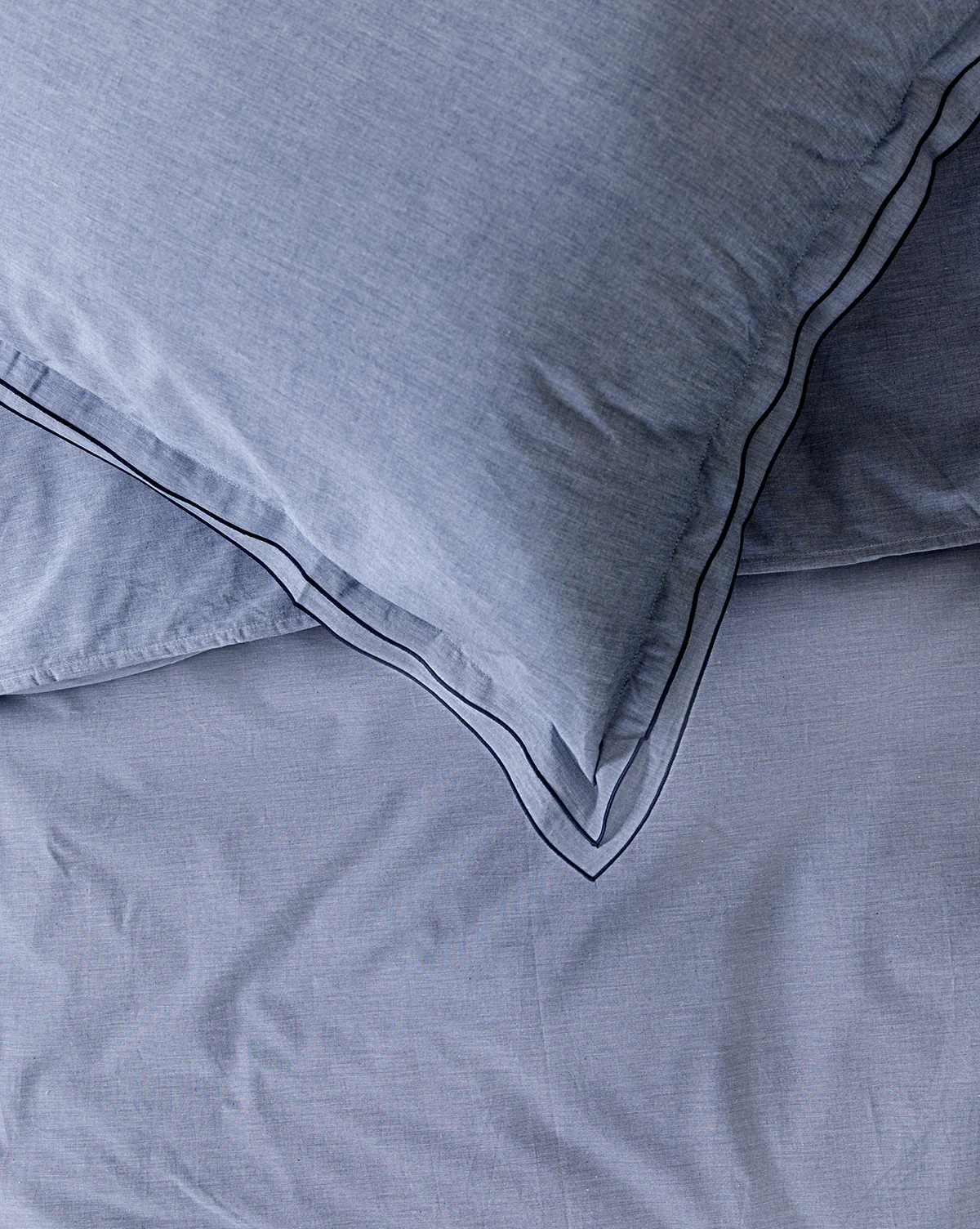 Devlin Chambray Duvet Cover - Image 3