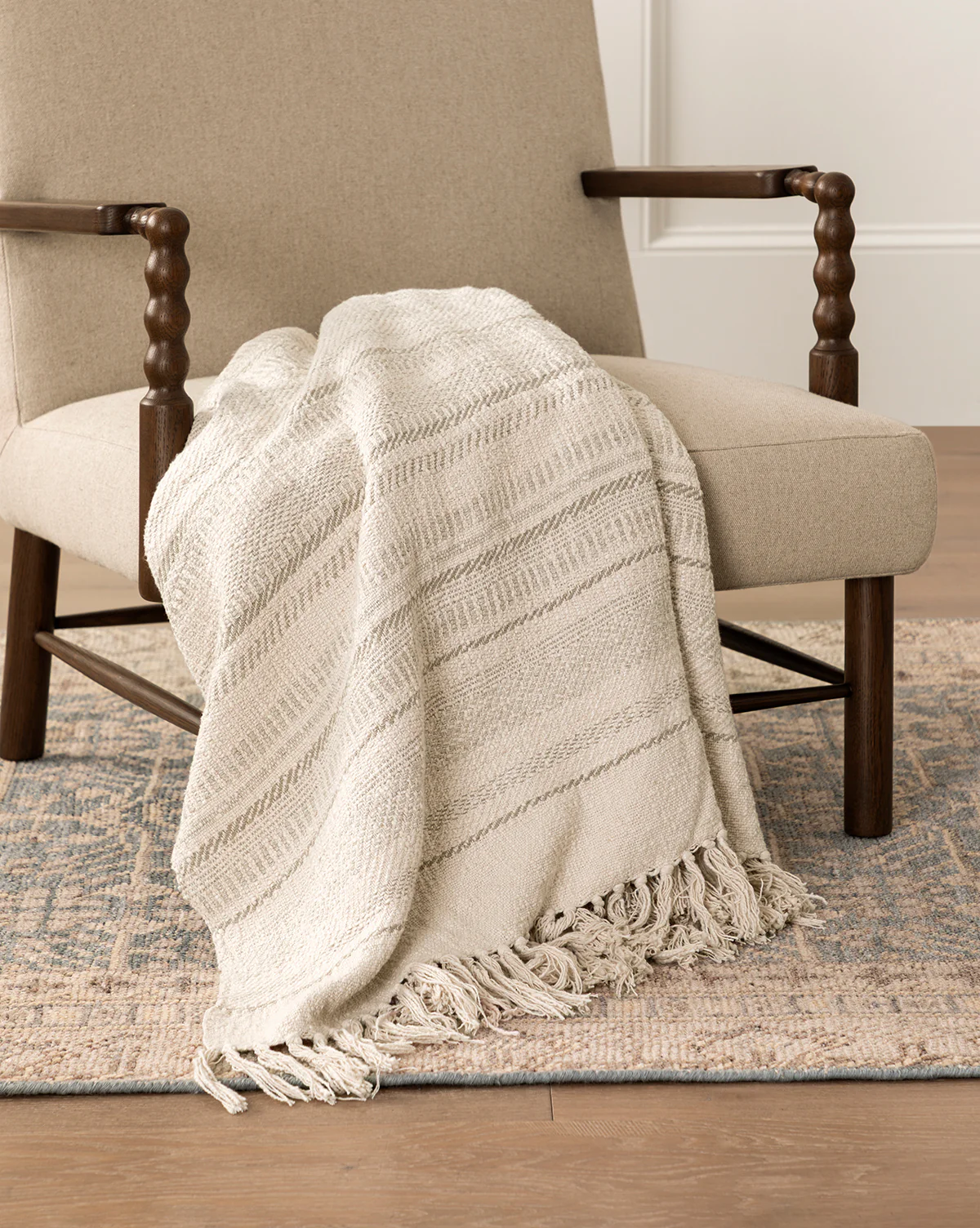 Donahue Striped Throw