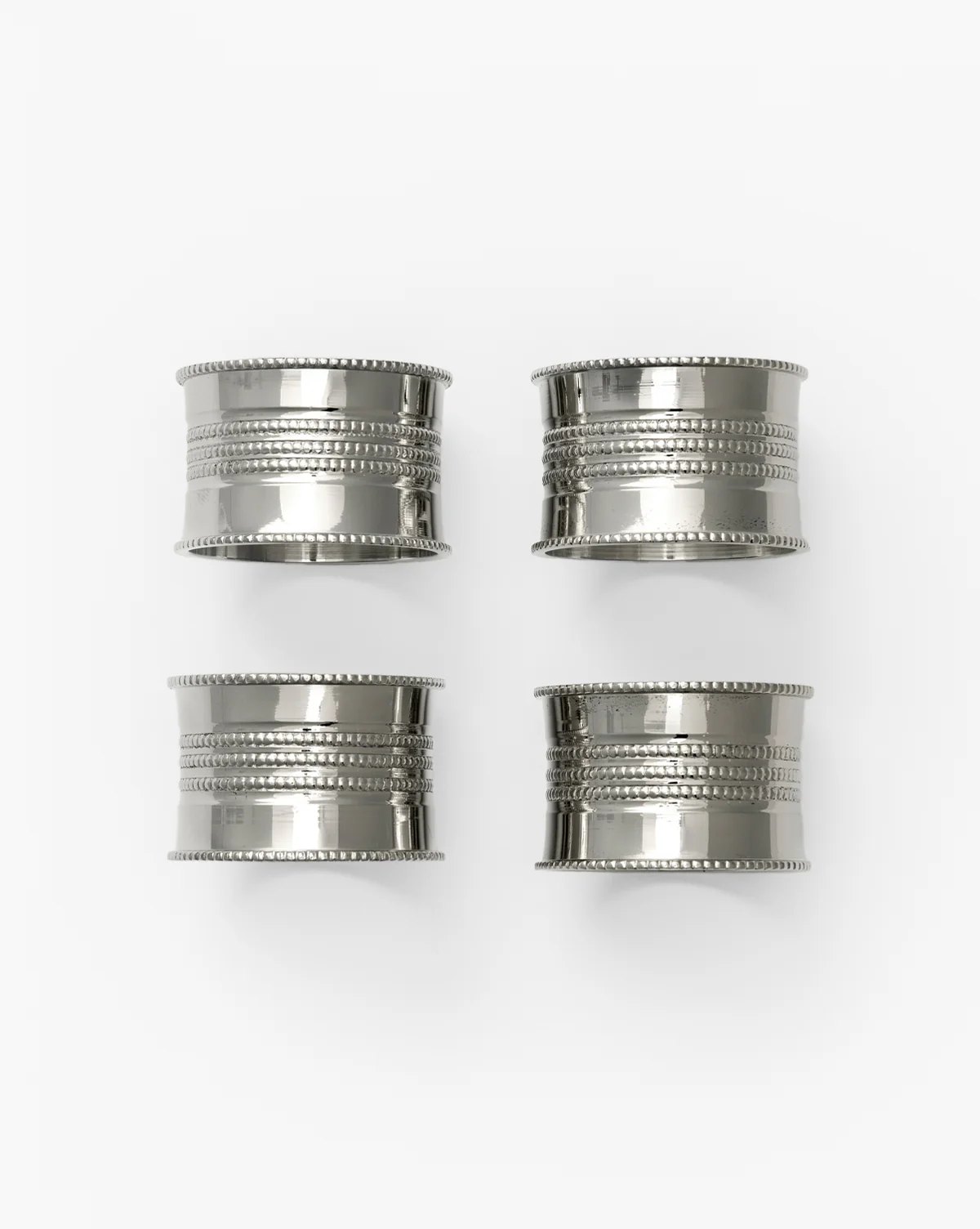 Dotted Brass Napkin Rings (Set of 4) - Image 2
