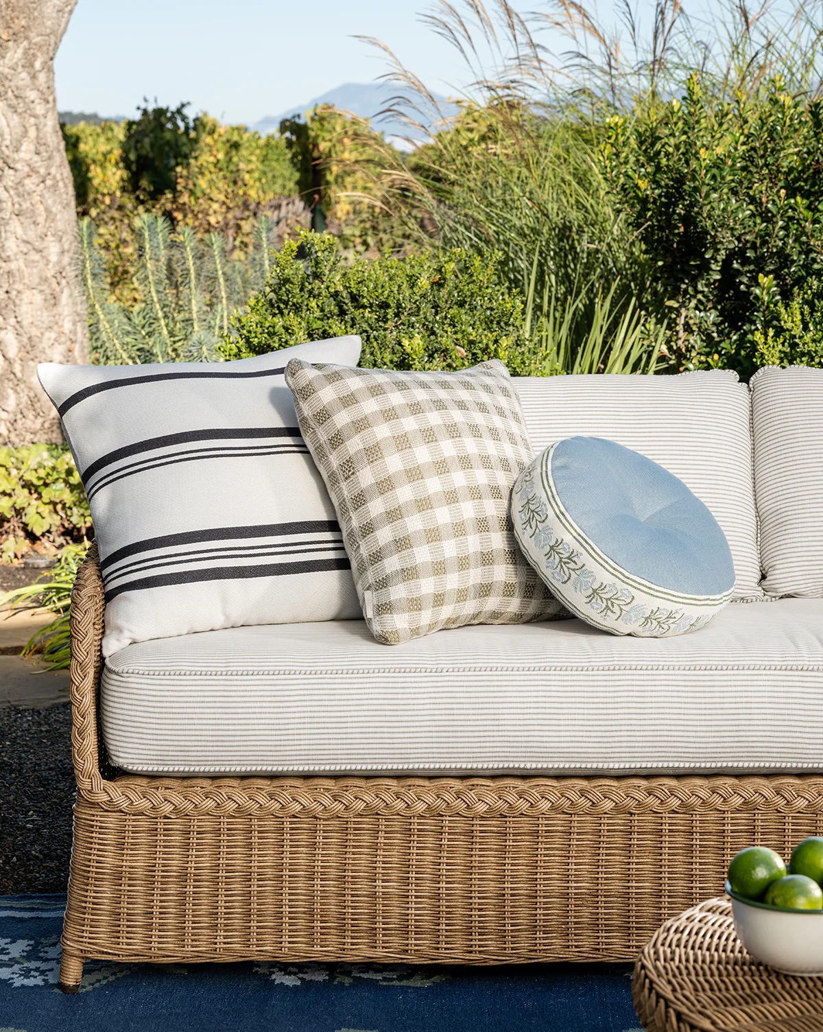 Ellwood Gingham Indoor/Outdoor Pillow - Image 3