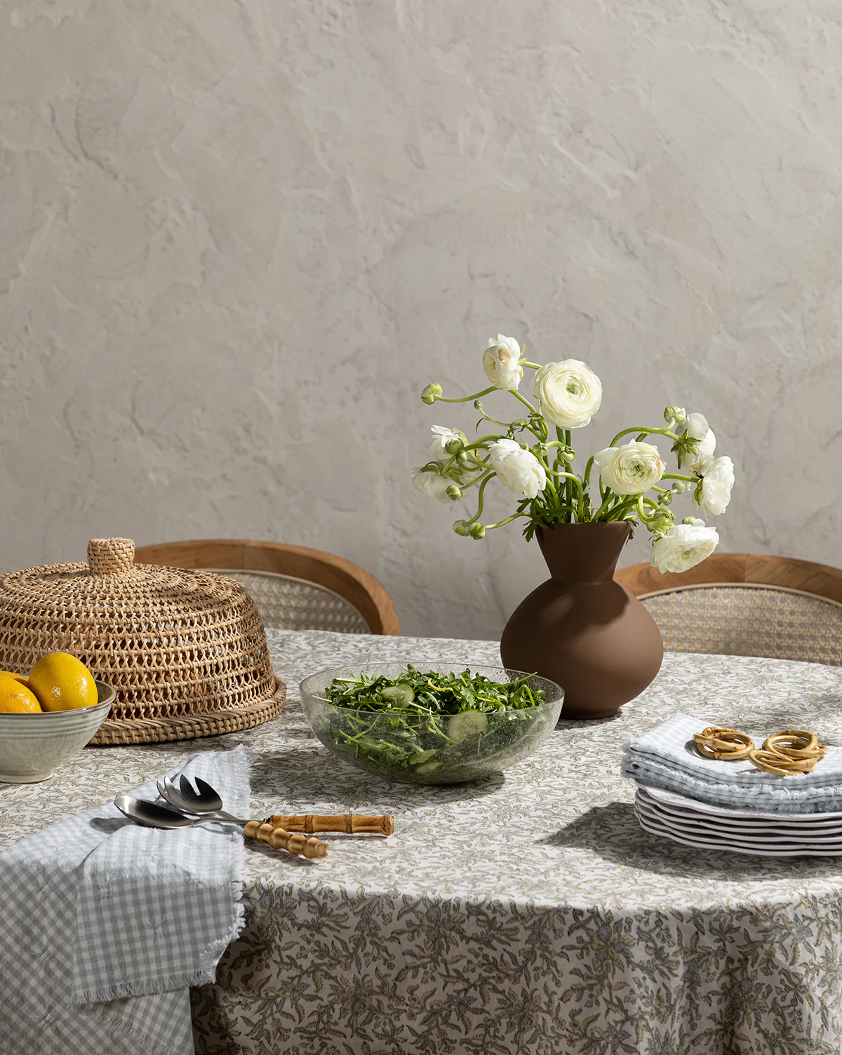 Estelle Block Print Tablecloth - Image 3