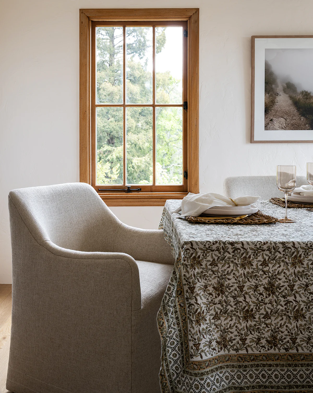 Estelle Block Print Tablecloth - Image 7