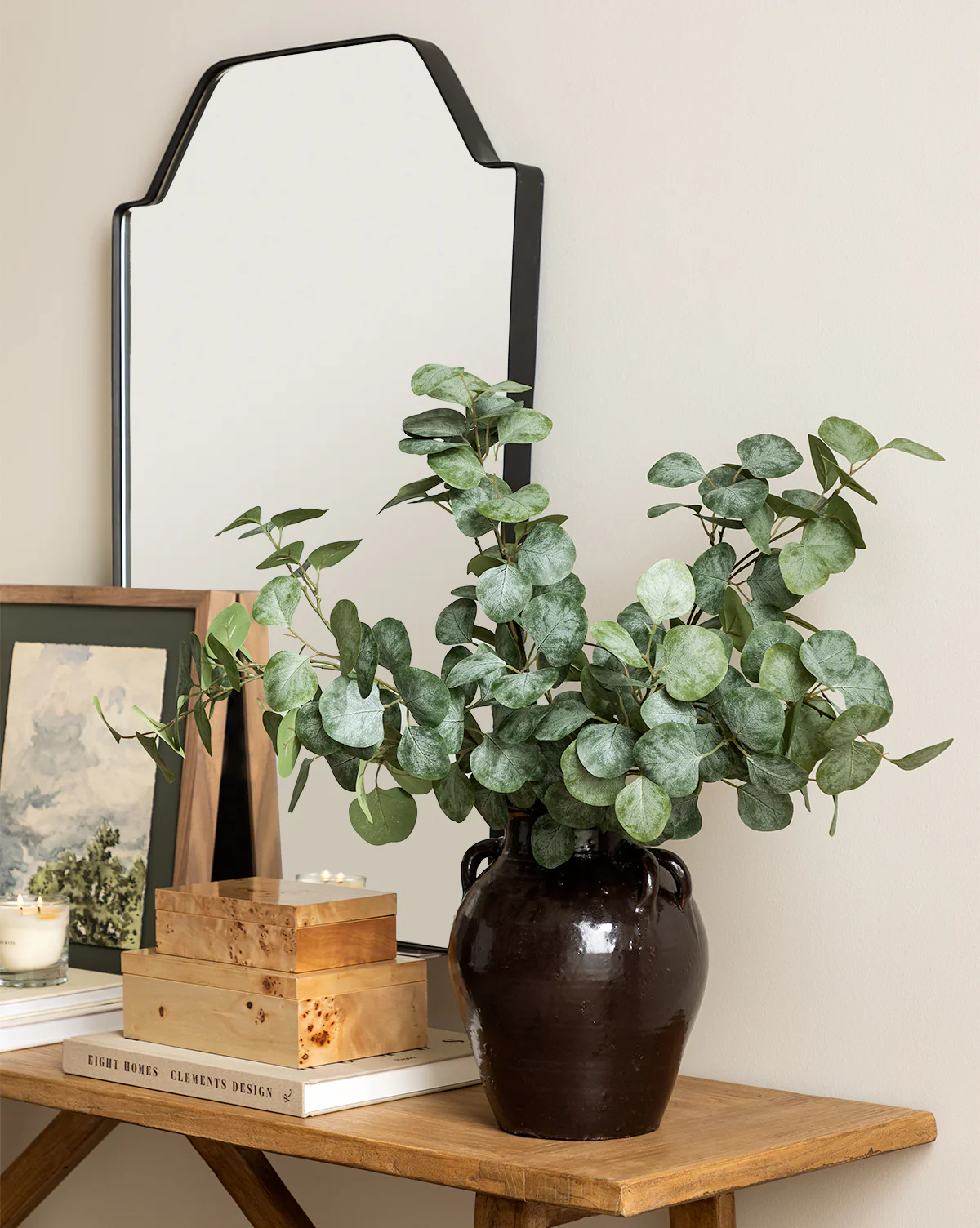 Faux Eucalyptus Branch - Image 2