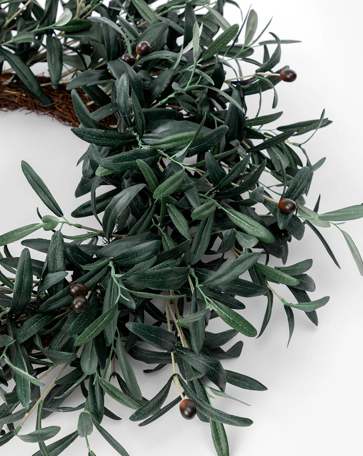Faux Olive Berry Wreath - Image 2