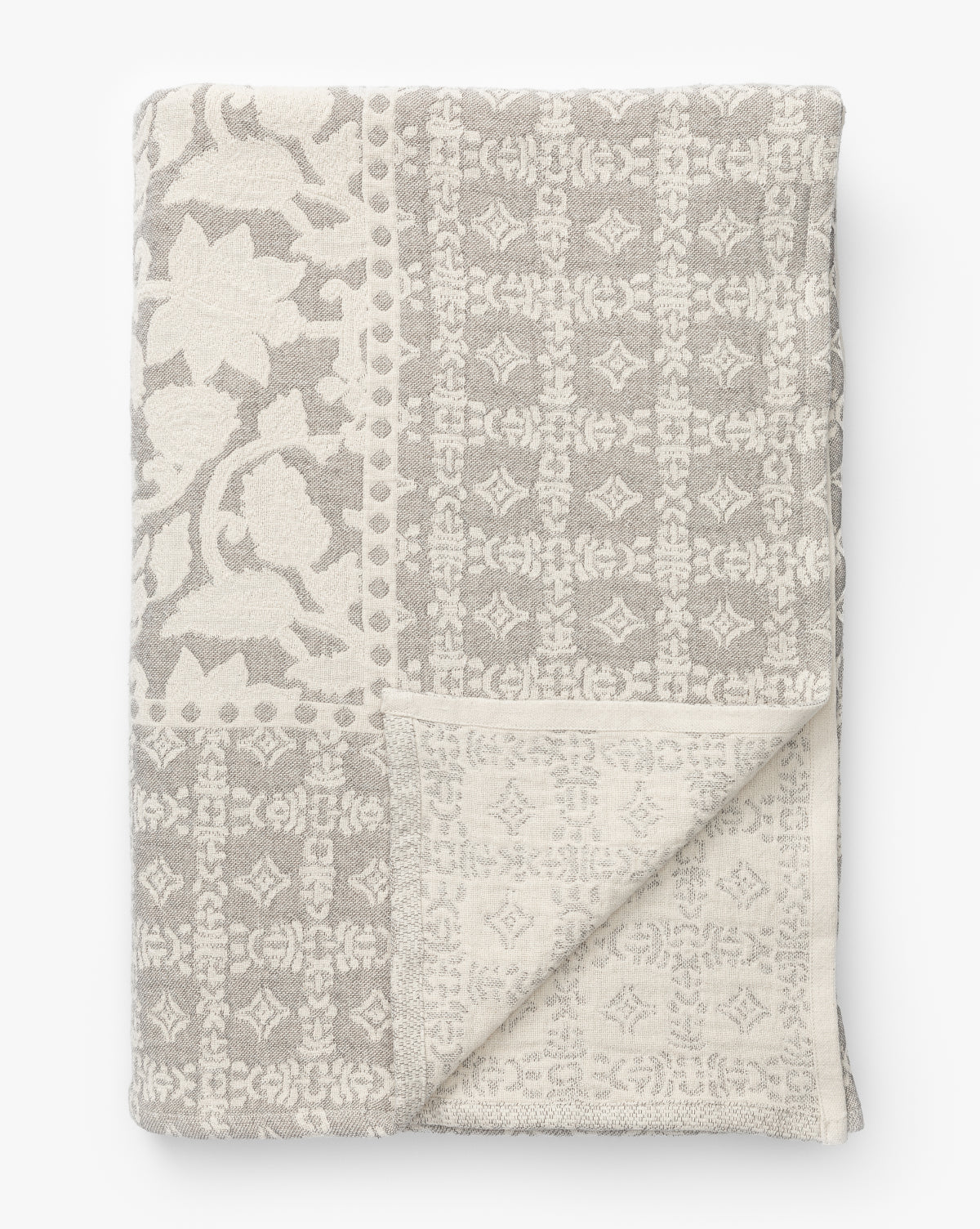Floral Matelasse Coverlet - Image 3