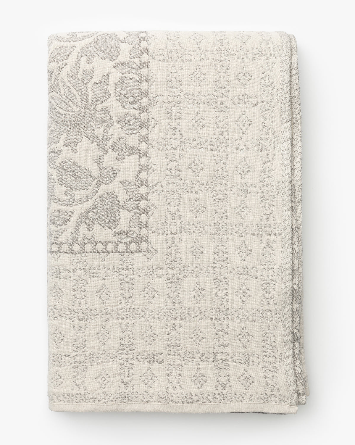 Floral Matelasse Coverlet - Image 6