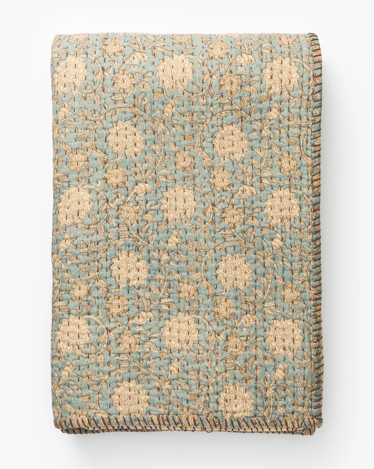 Gabriella Block Print Quilt - Image 2