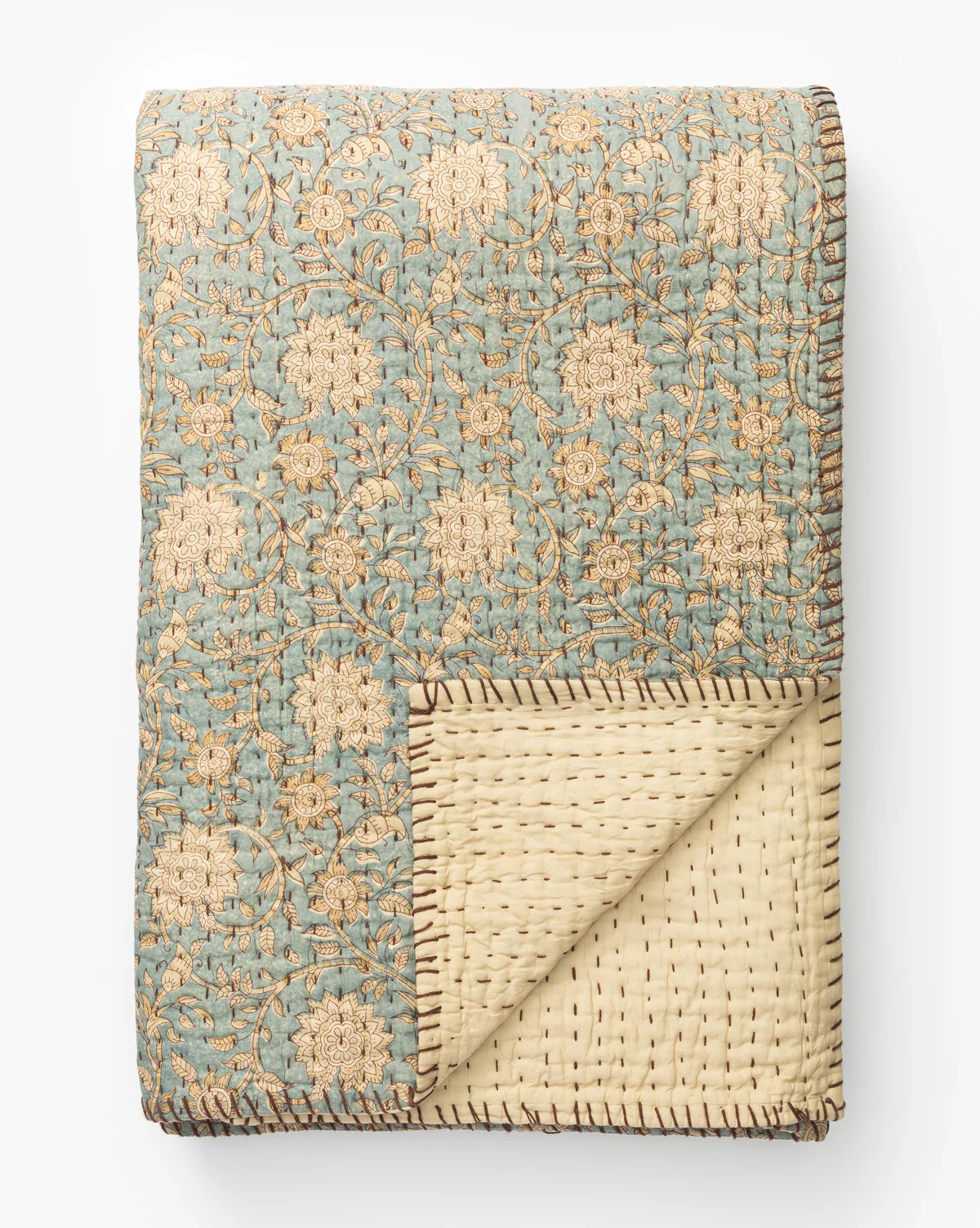 Gabriella Block Print Quilt - Image 3