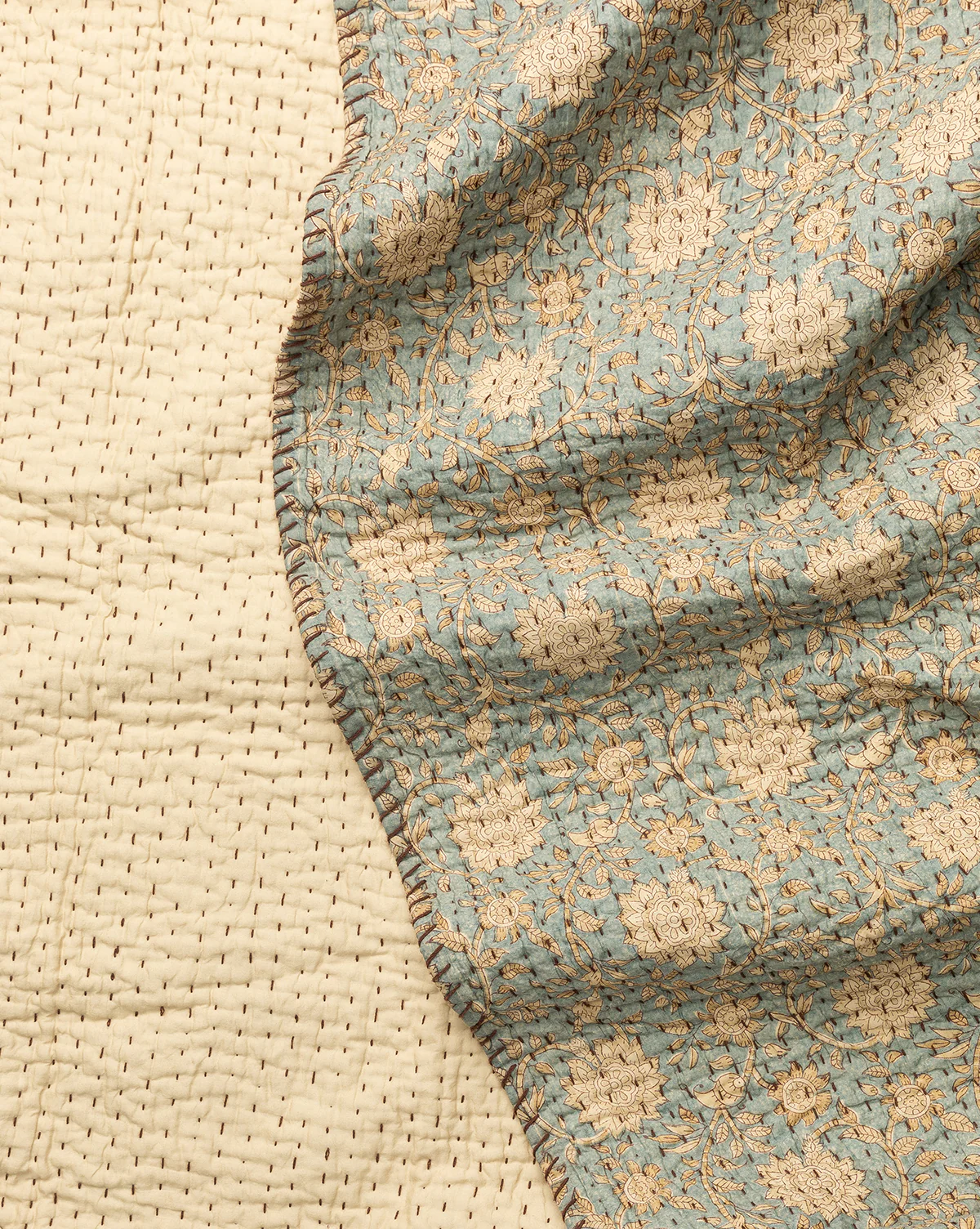 Gabriella Block Print Quilt - Image 6