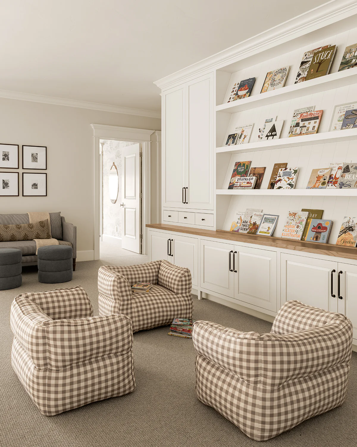Gingham Kids Chair - Image 11