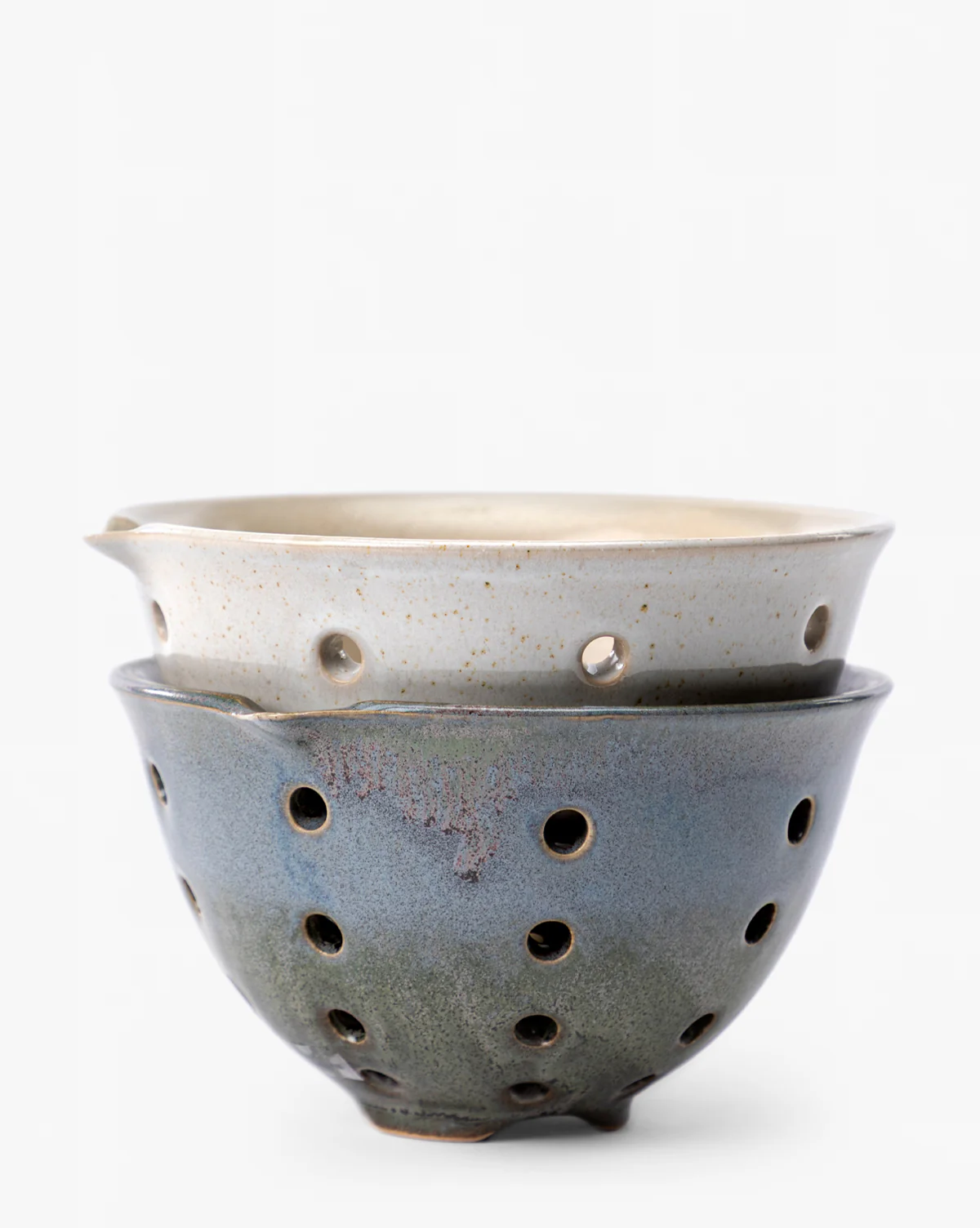 Glazed Stoneware Berry Bowls (Set of 2) - Image 3