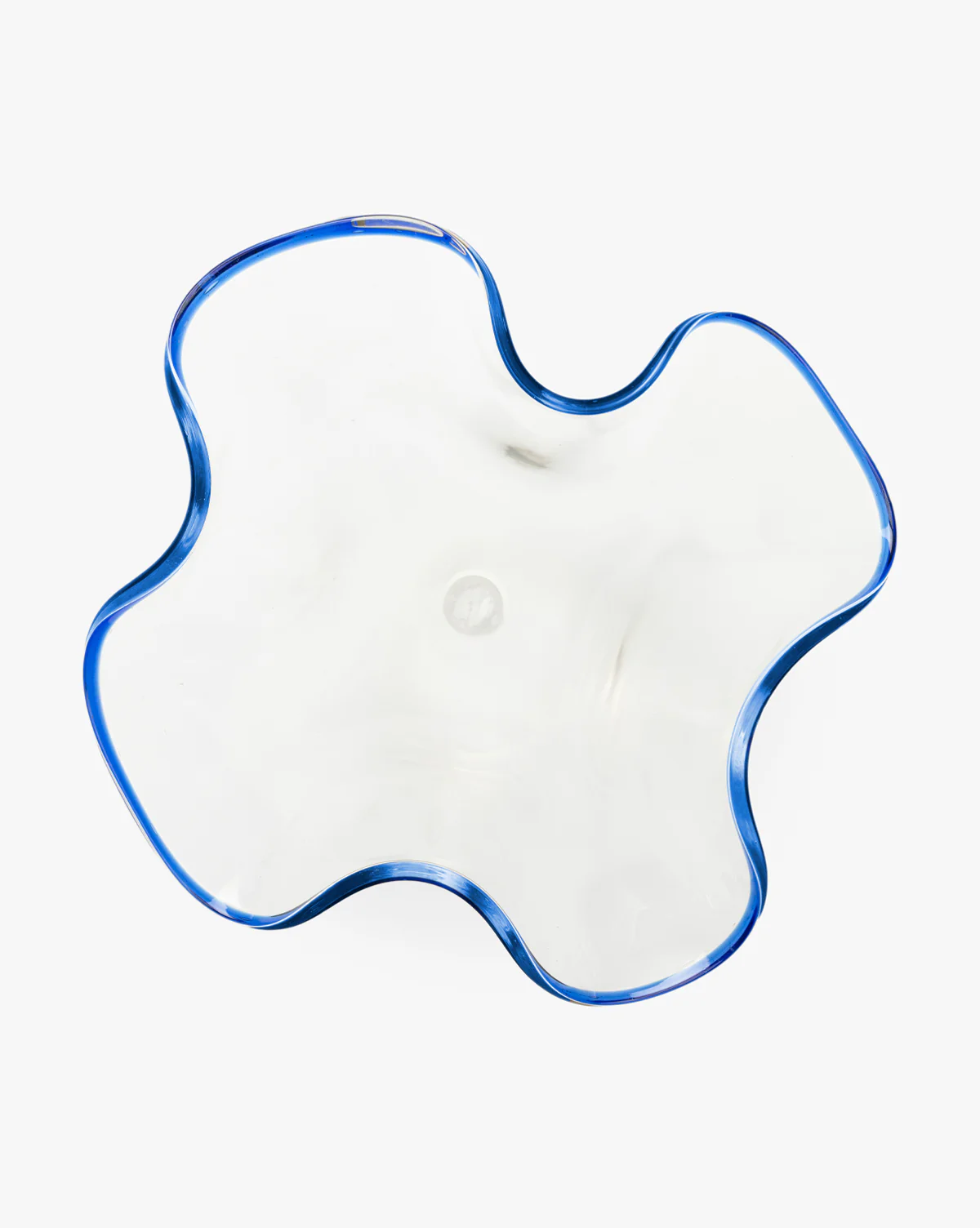 Handmade Glass Ruffled Bowl - Image 3