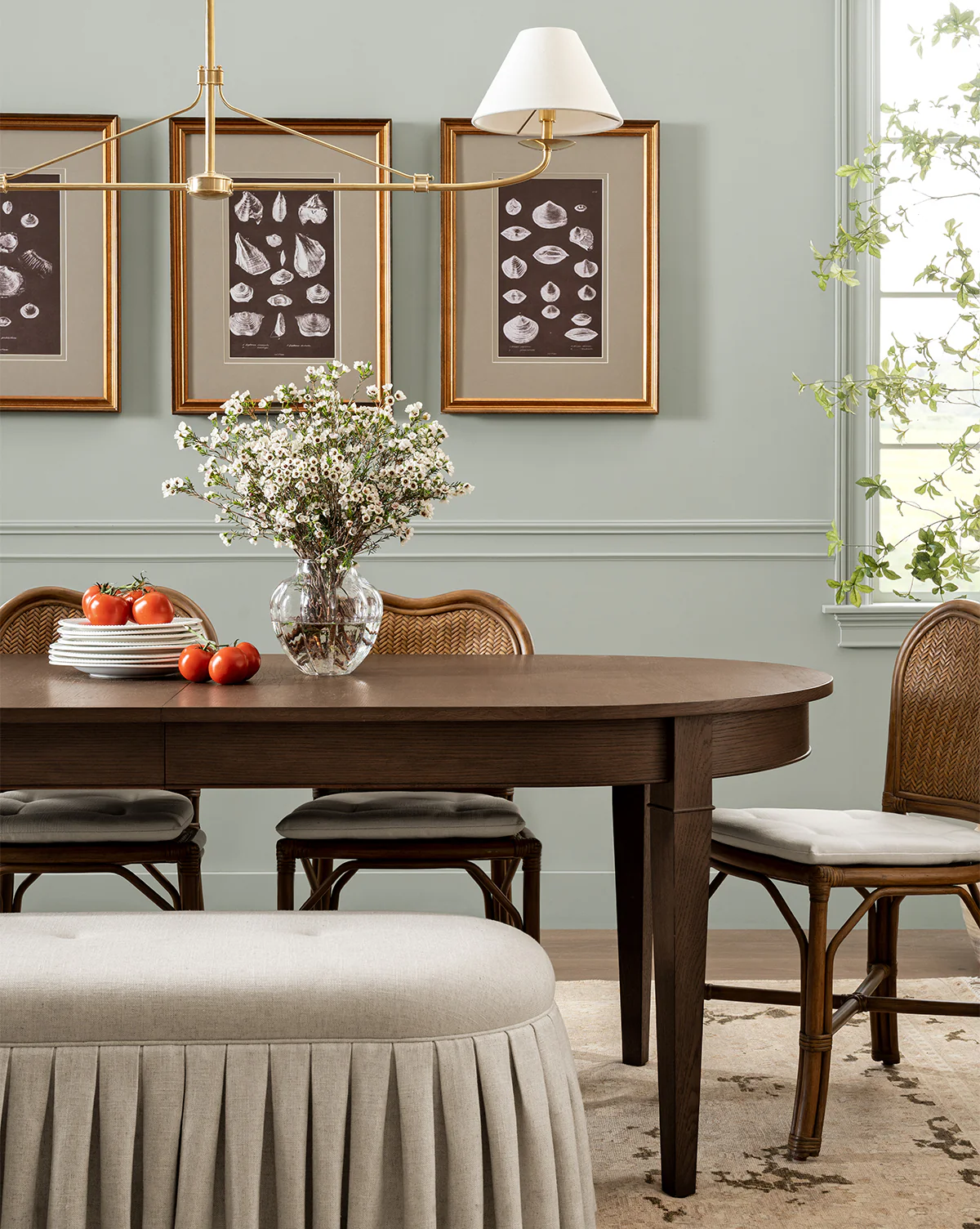 Hughes Oak Extension Dining Table - Image 4