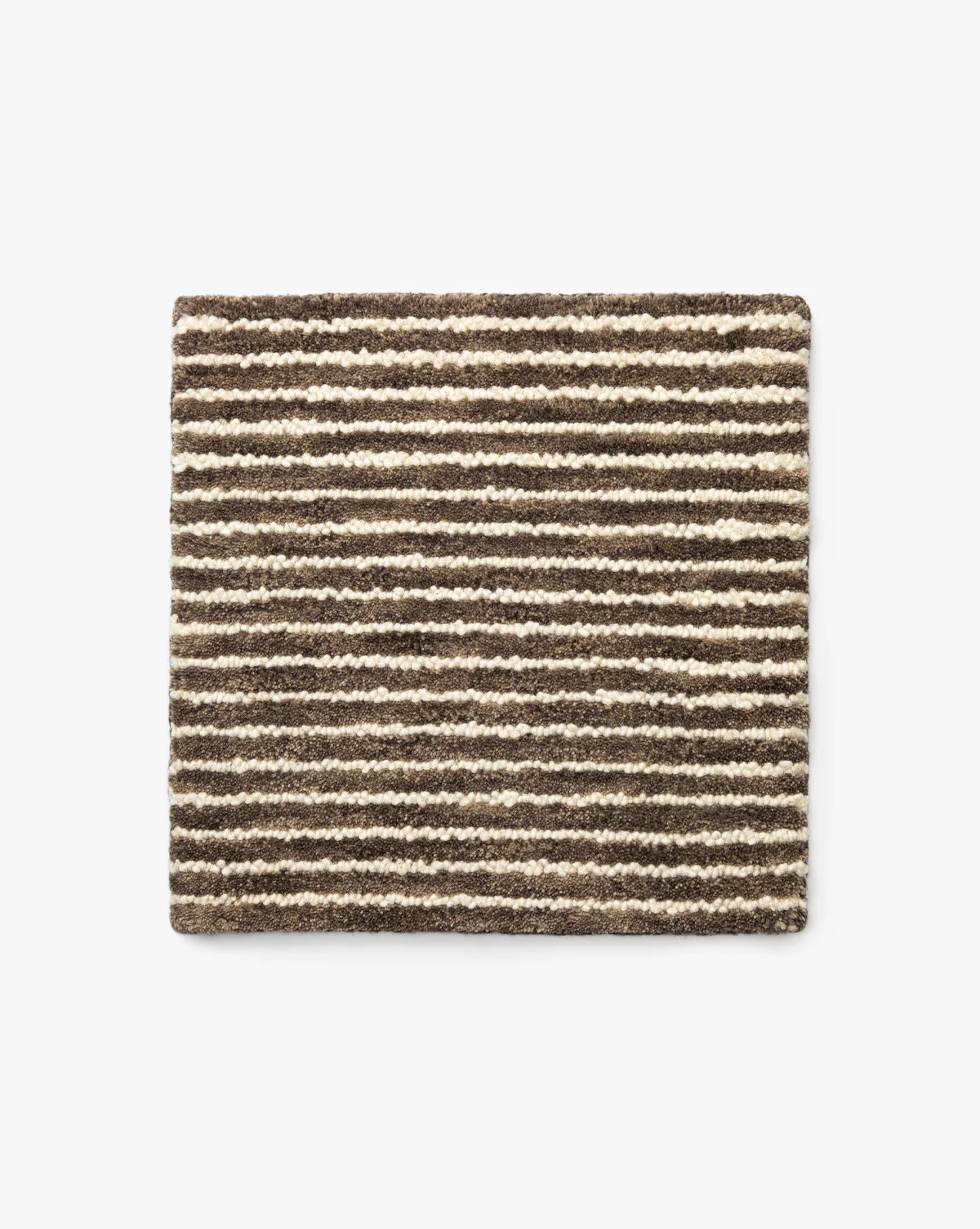 Inara Mocha Hand-Tufted Wool Rug Swatch