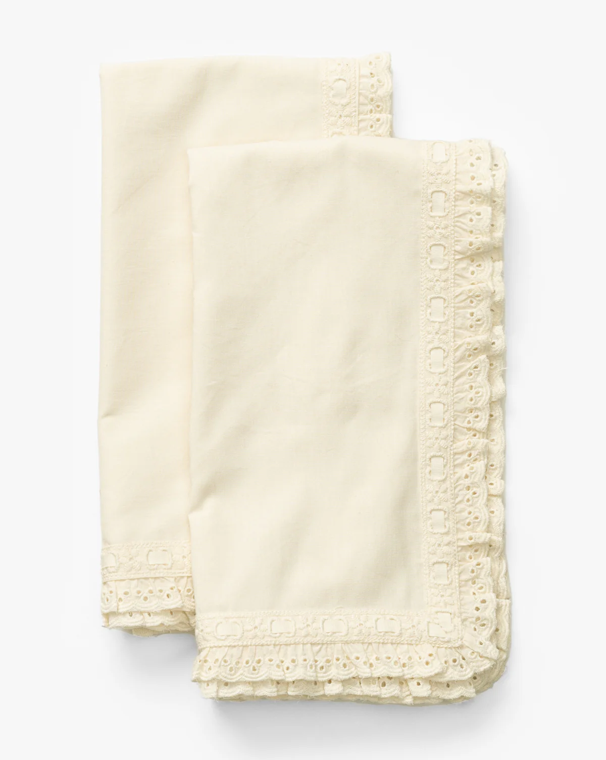 Lace Trim Napkins (Set of 4) - Image 2