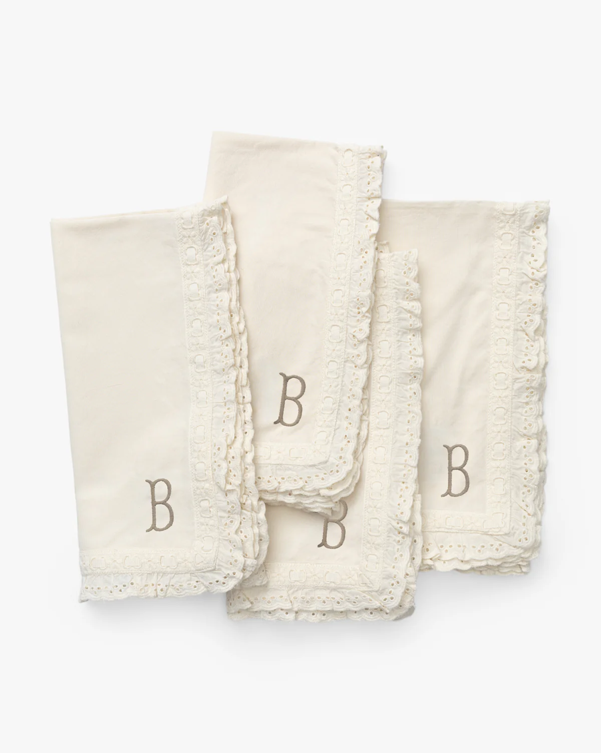Lace Trim Napkins (Set of 4) - Image 3