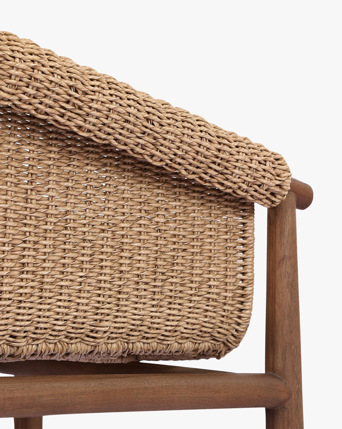Larue Woven Outdoor Dining Chair - Image 6