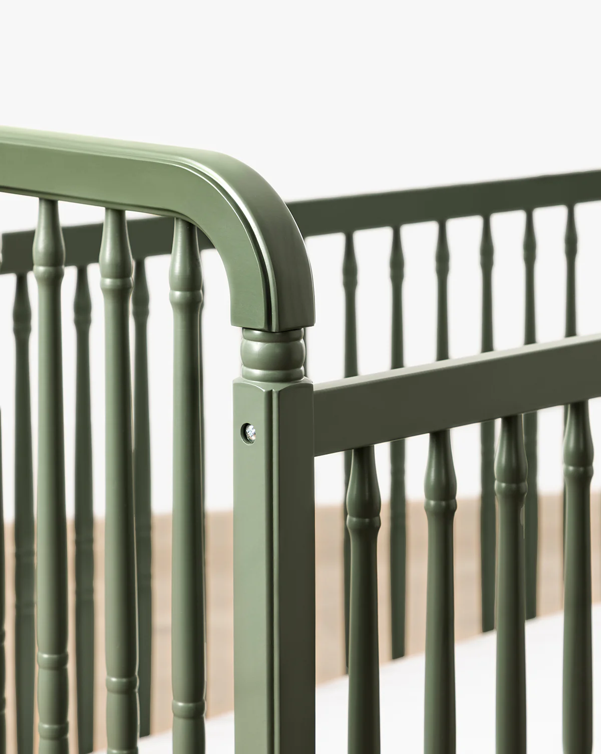 Liberty Namesake 3-in-1 Convertible Spindle Crib w/Toddler Bed Conversion Kit - Image 3