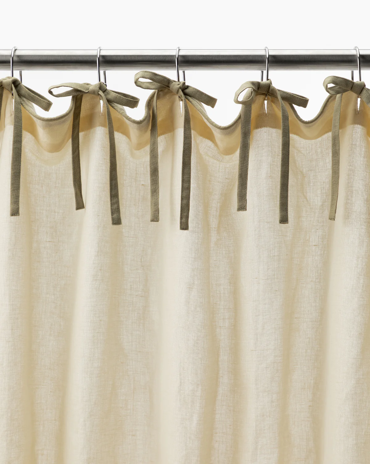 Lillian Linen Shower Curtain - Image 2
