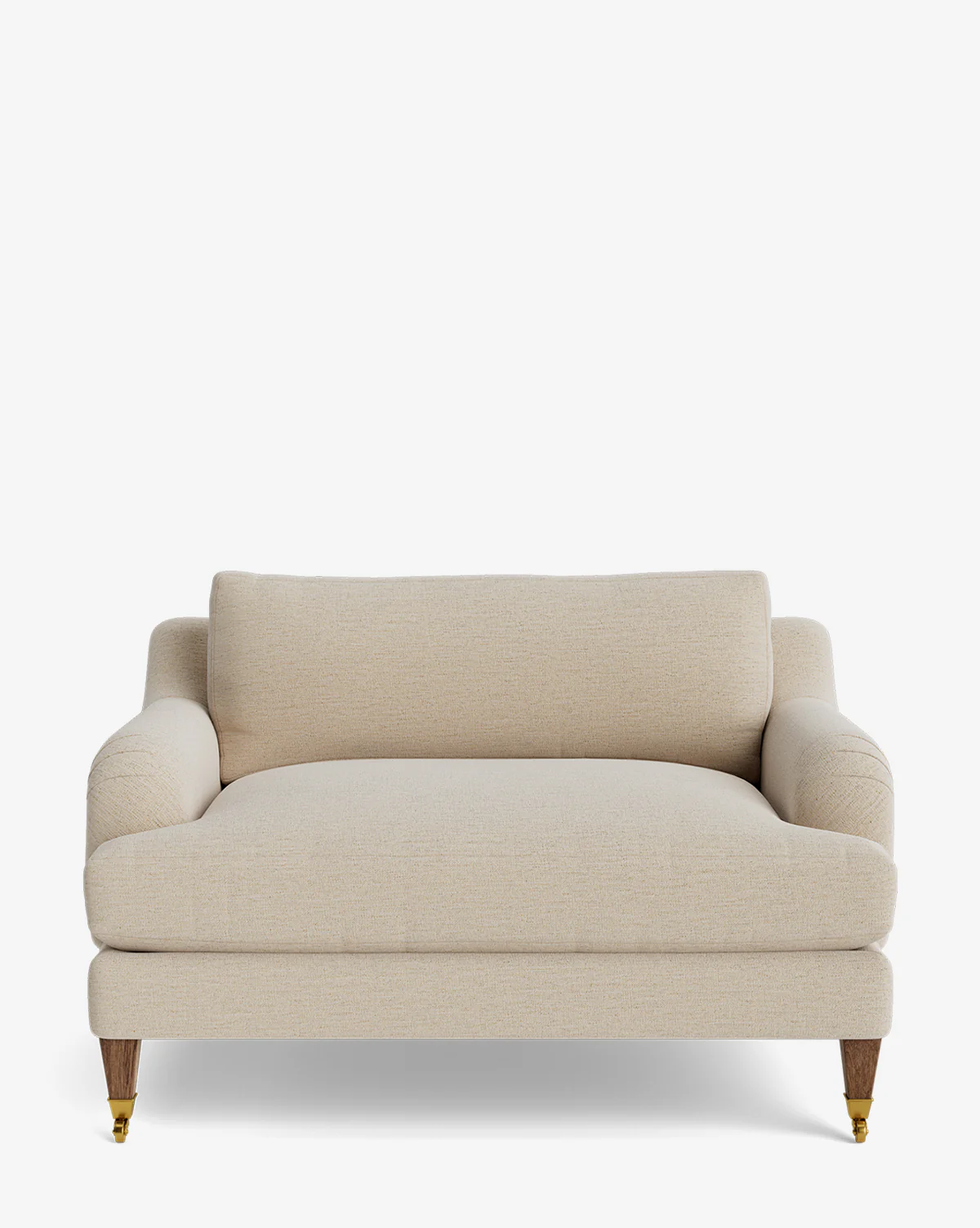 Lucille English Roll Arm Chair and a Half - Image 15