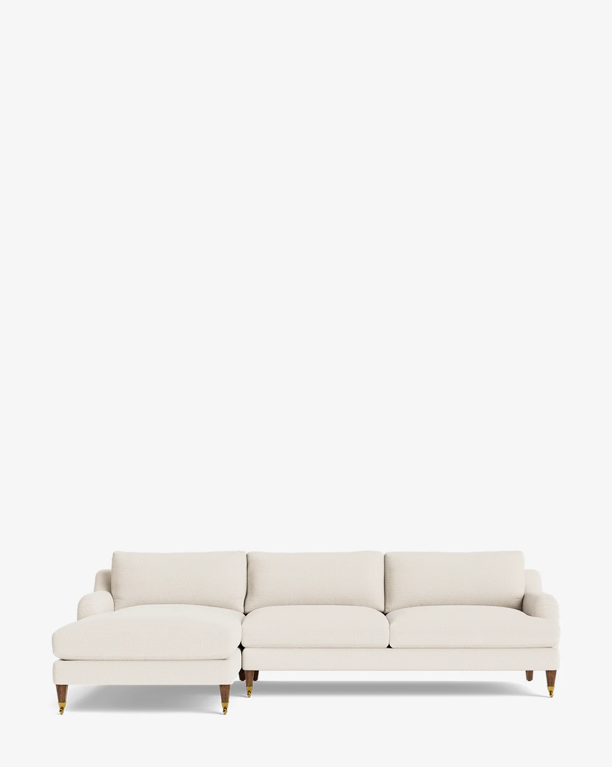 Lucille English Roll Arm Left Chaise Sectional 107" - Image 19