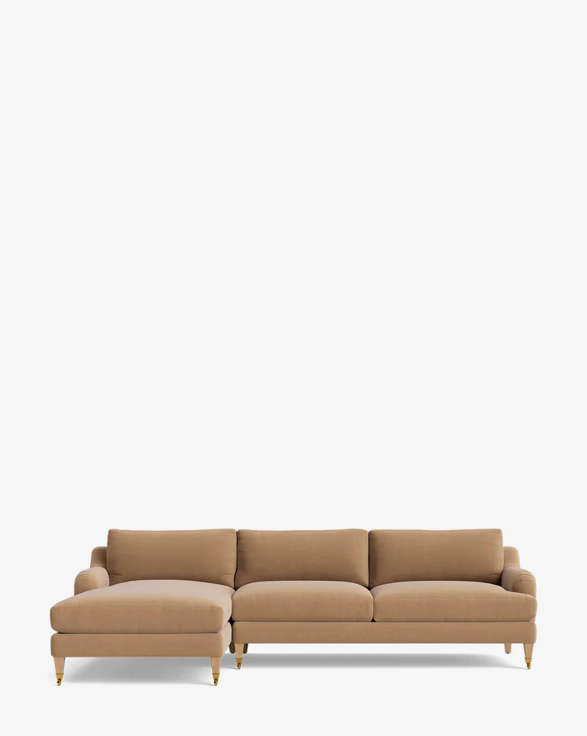 Lucille English Roll Arm Left Chaise Sectional 107" - Image 39