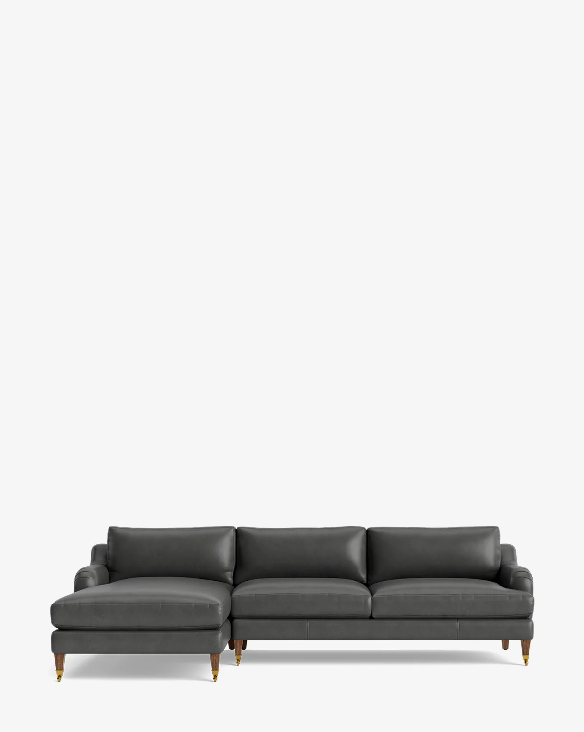 Lucille English Roll Arm Left Chaise Sectional 107" - Image 62