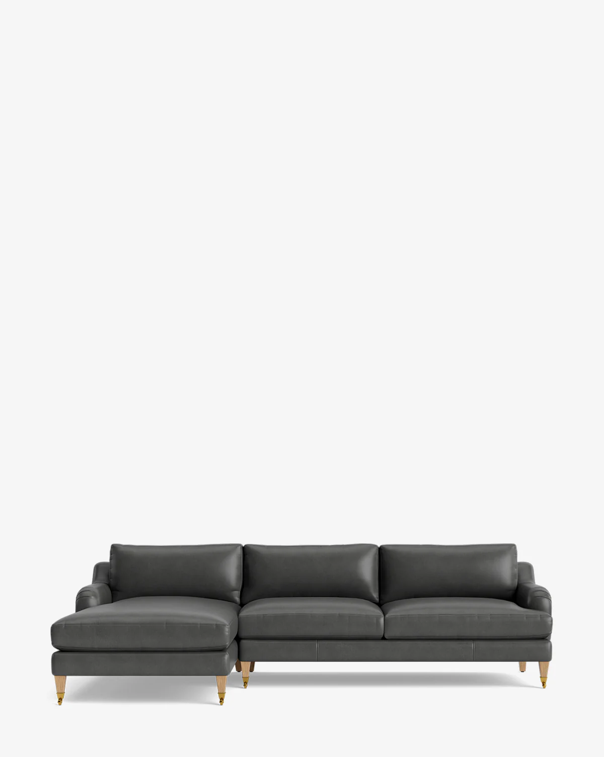 Lucille English Roll Arm Left Chaise Sectional 107" - Image 67