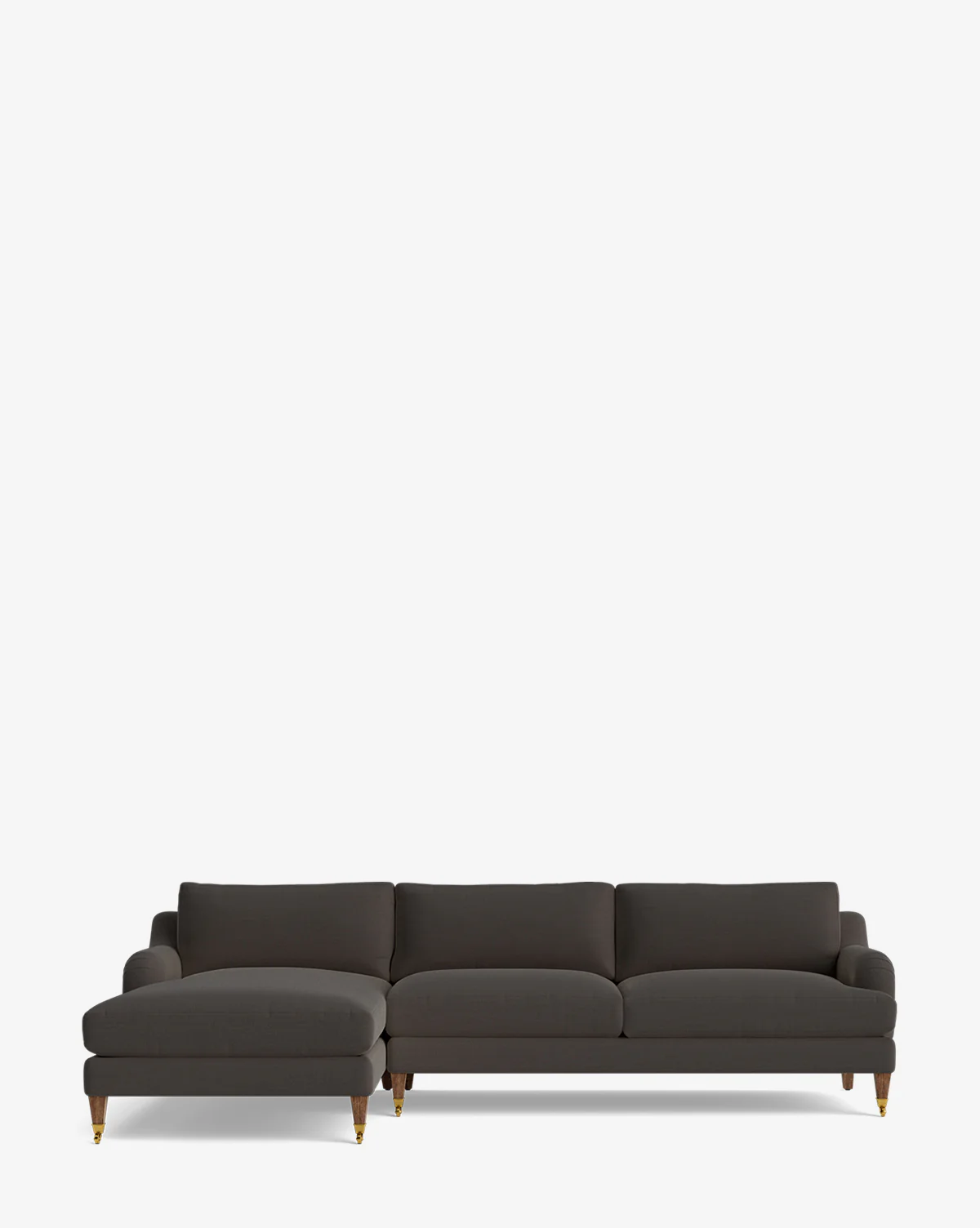 Lucille English Roll Arm Left Chaise Sectional 107" - Image 69