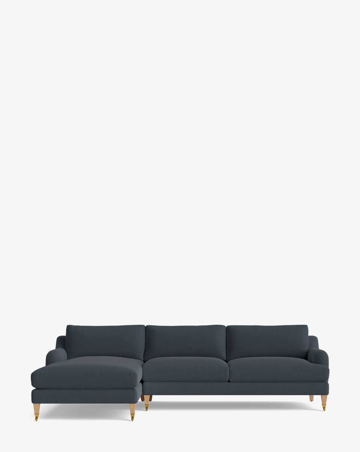 Lucille English Roll Arm Left Chaise Sectional 107" - Image 71