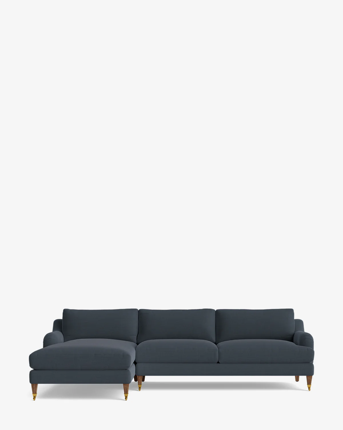 Lucille English Roll Arm Left Chaise Sectional 107" - Image 75