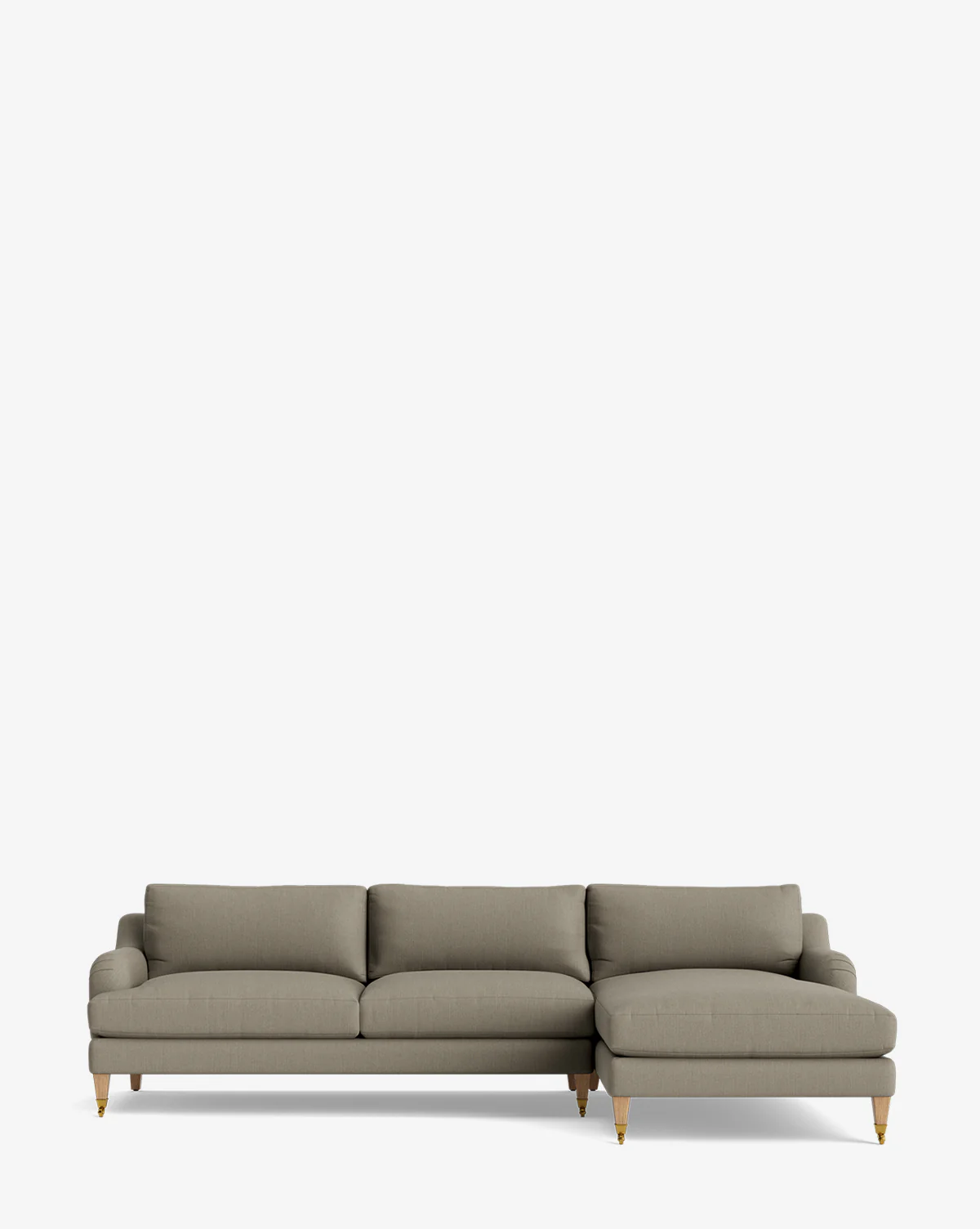 Lucille English Roll Arm Right Chaise Sectional 107" - Image 51