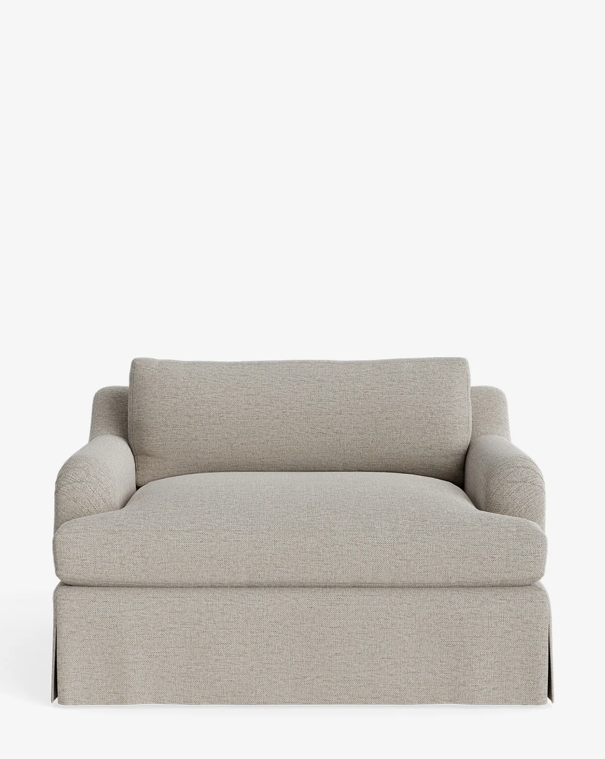 Lucille Skirted English Roll Arm Chair and a Half - Image 5