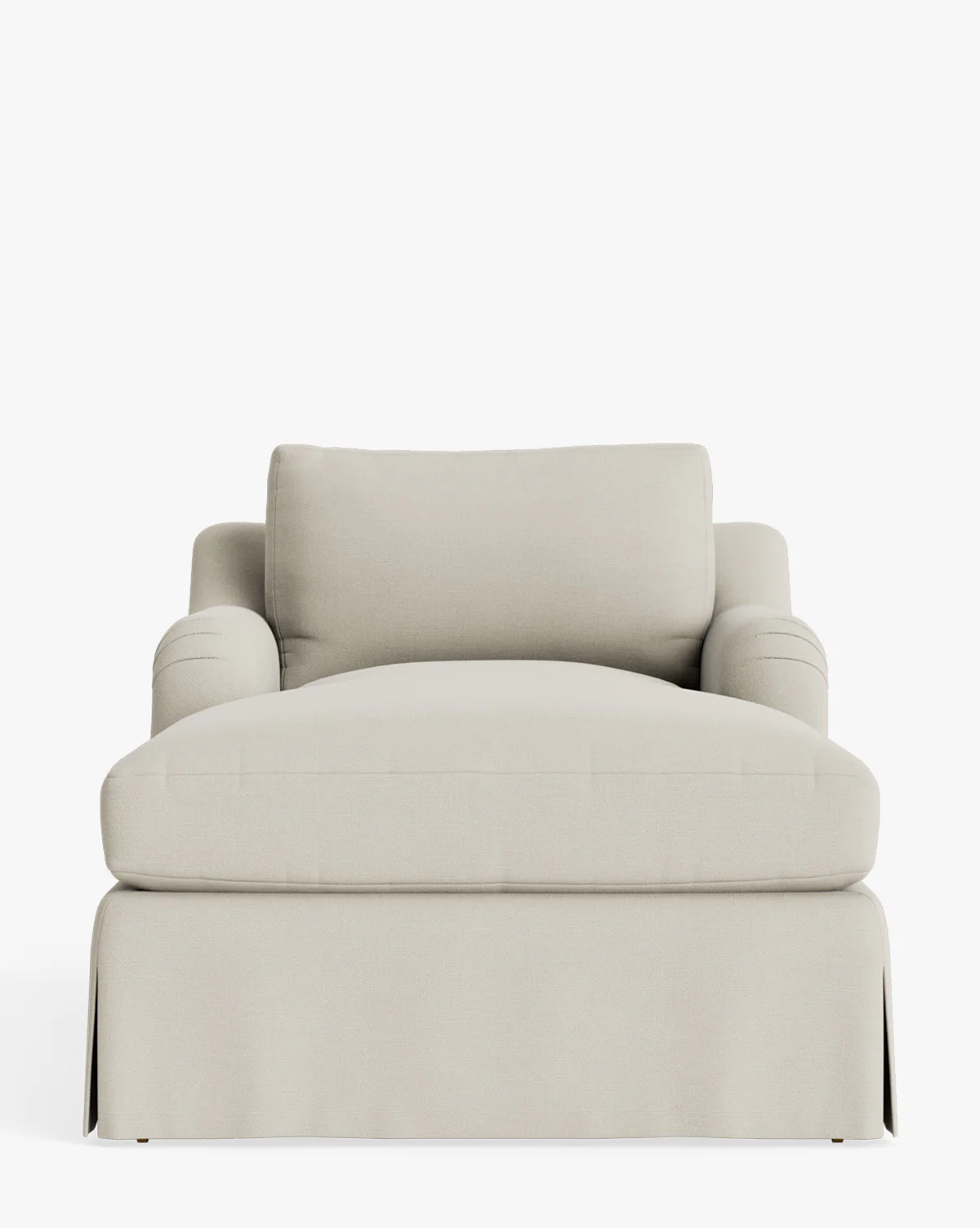 Lucille Skirted English Roll Arm Chaise Lounge - Image 11